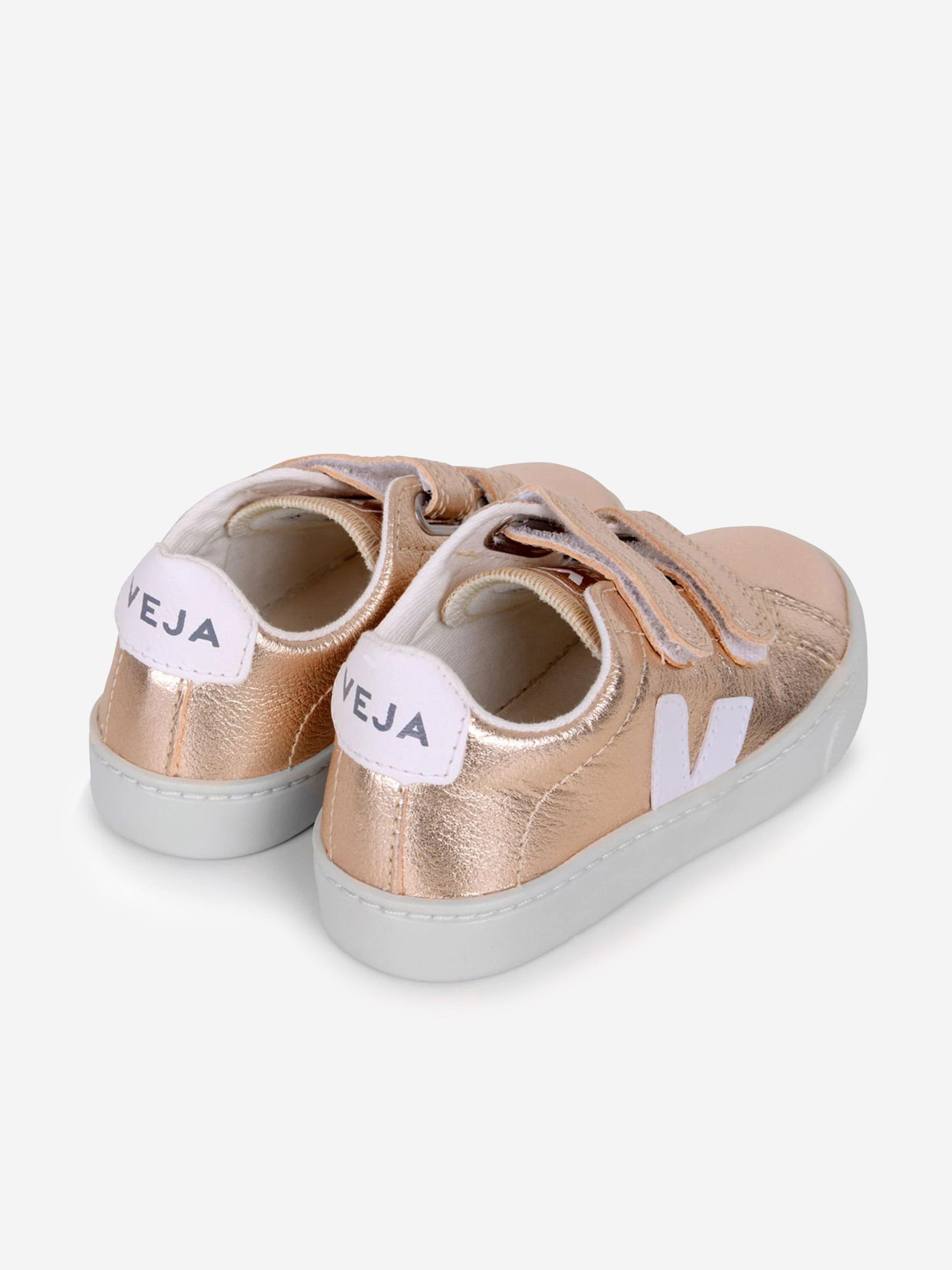 Veja Girls Chromefree Leather Esplar Trainers