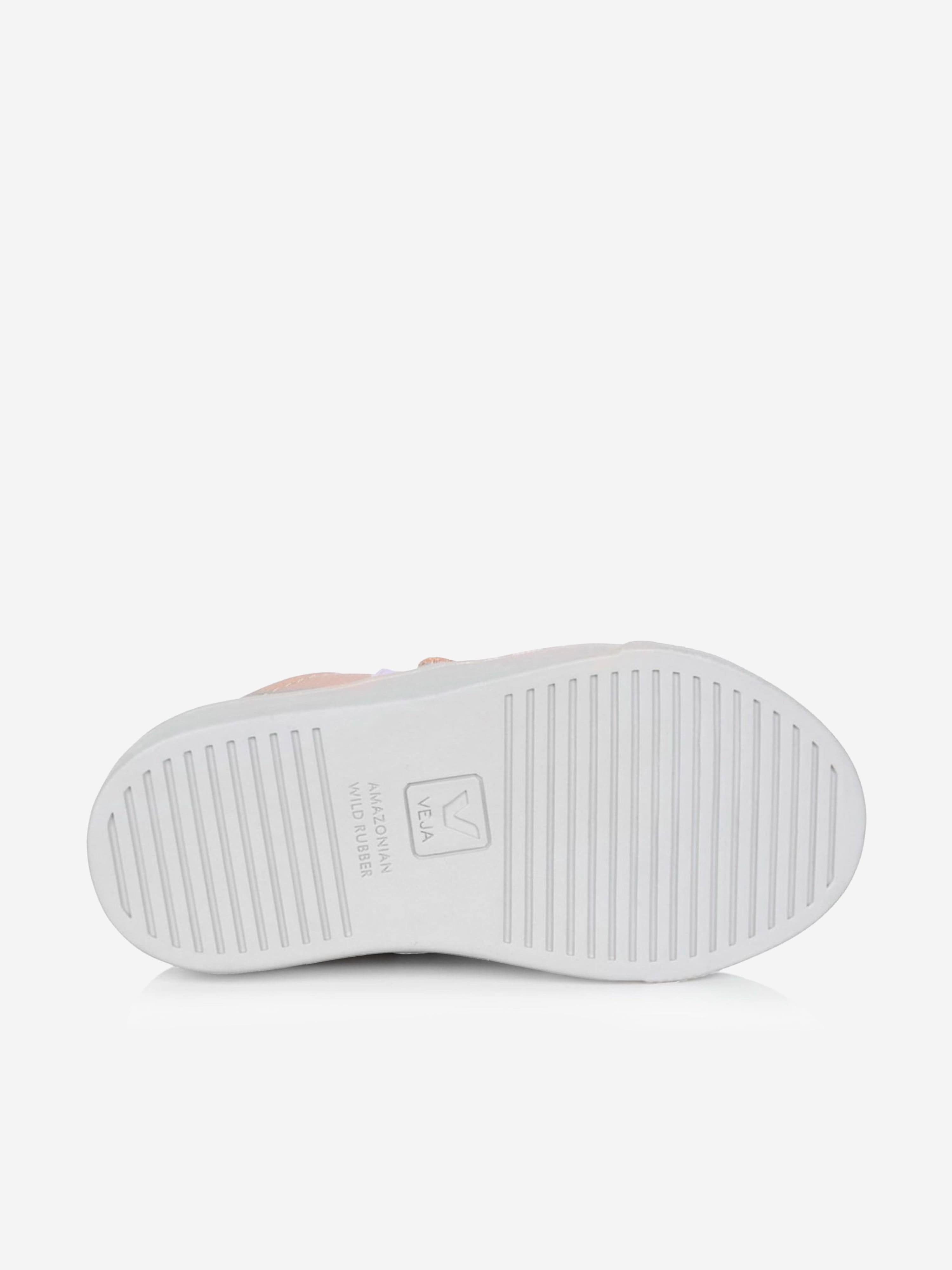 Veja Girls Chromefree Leather Esplar Trainers