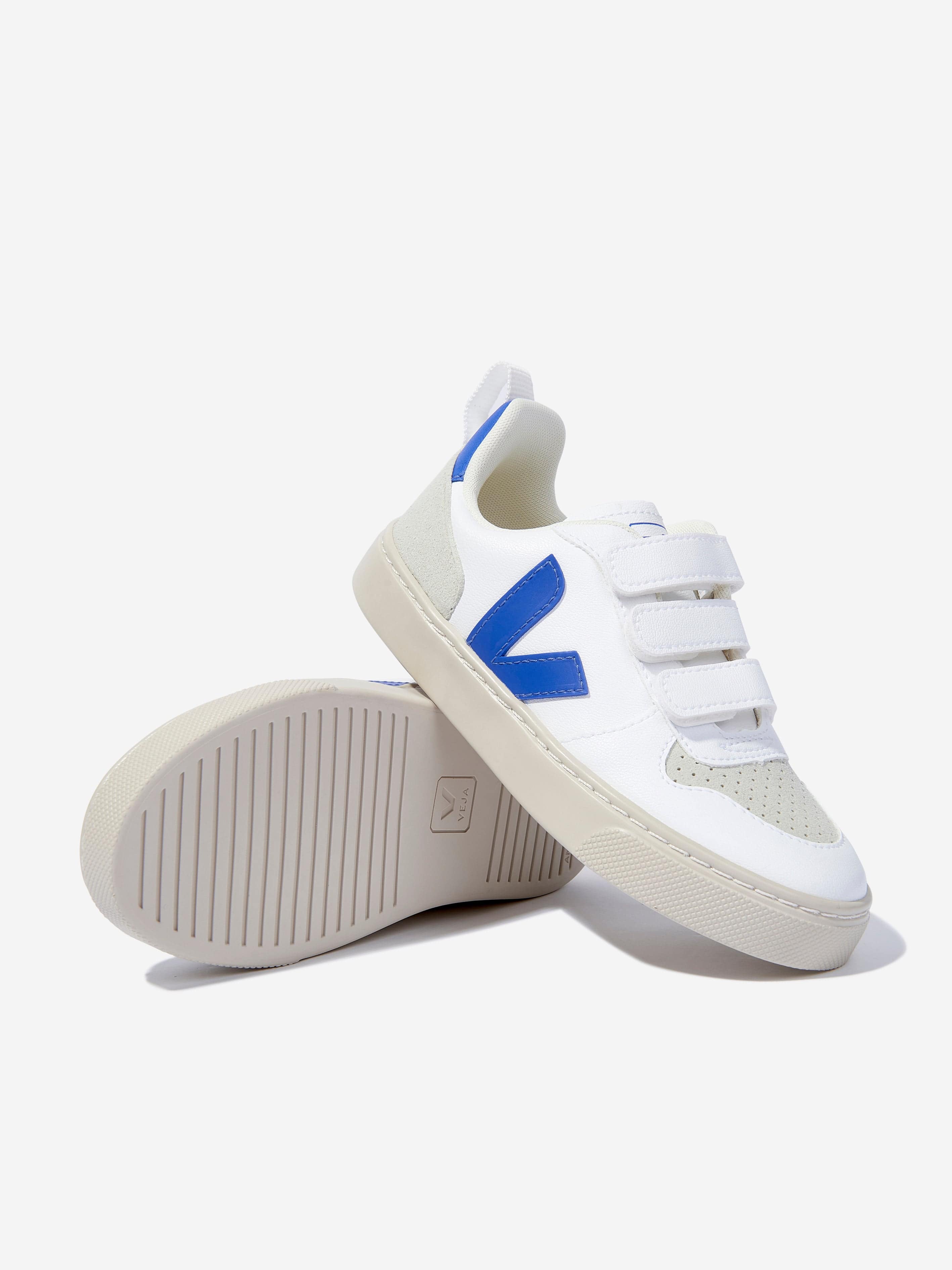 Veja Kids Canvas V-10 Trainers in White