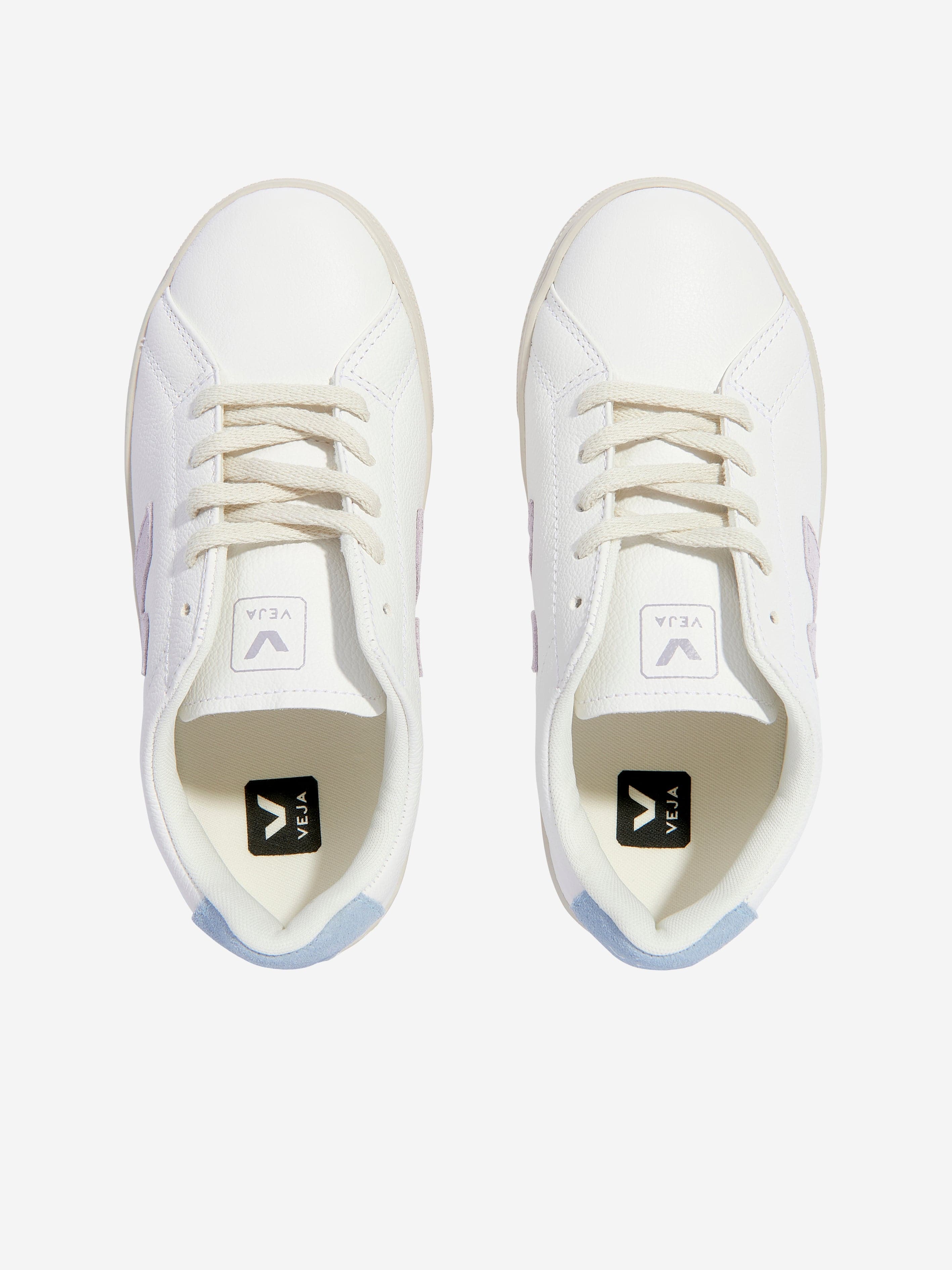 Veja Kids Esplar Laces Trainers in White