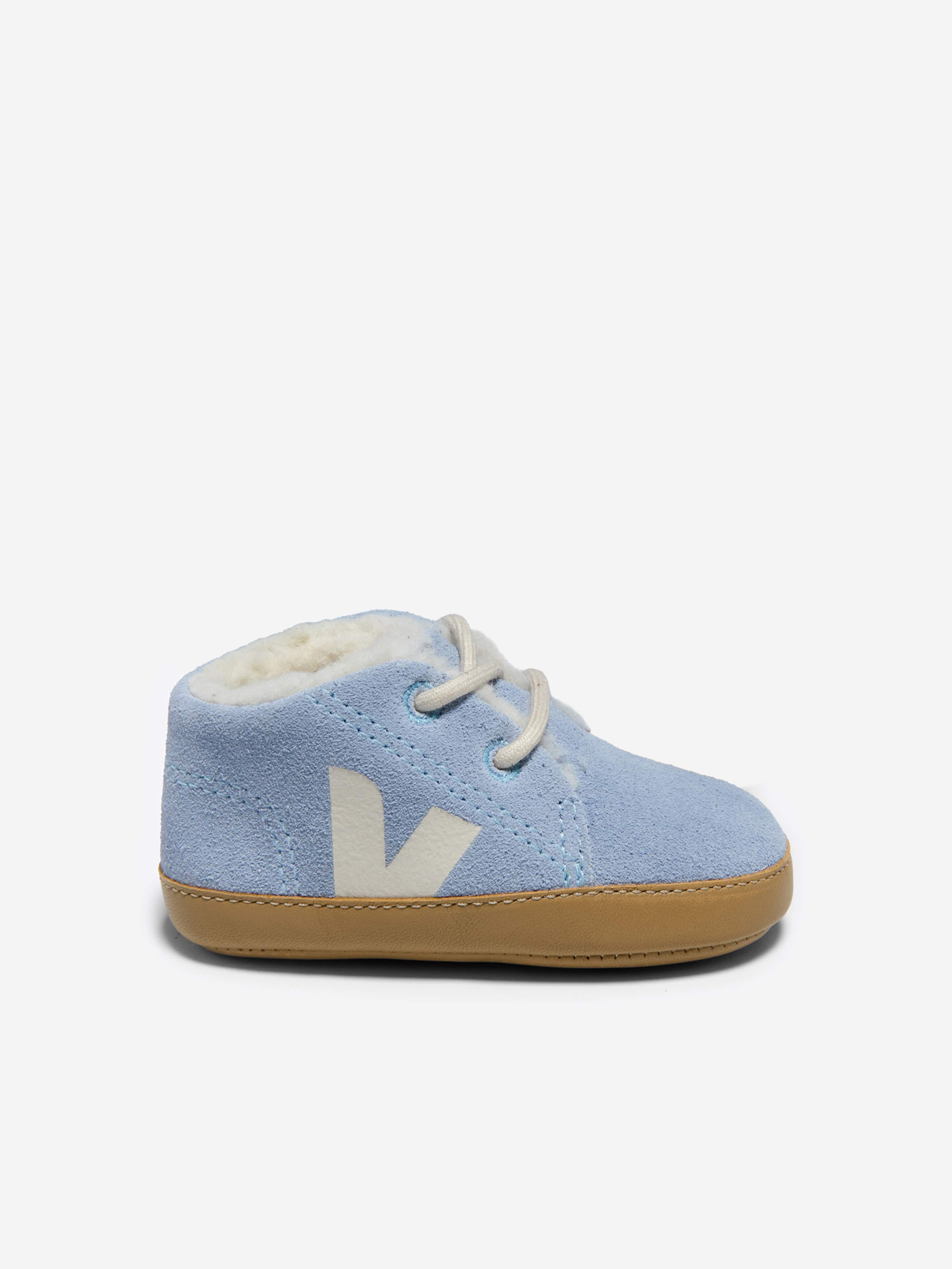 Baby Suede Pierre Trainers in Blue