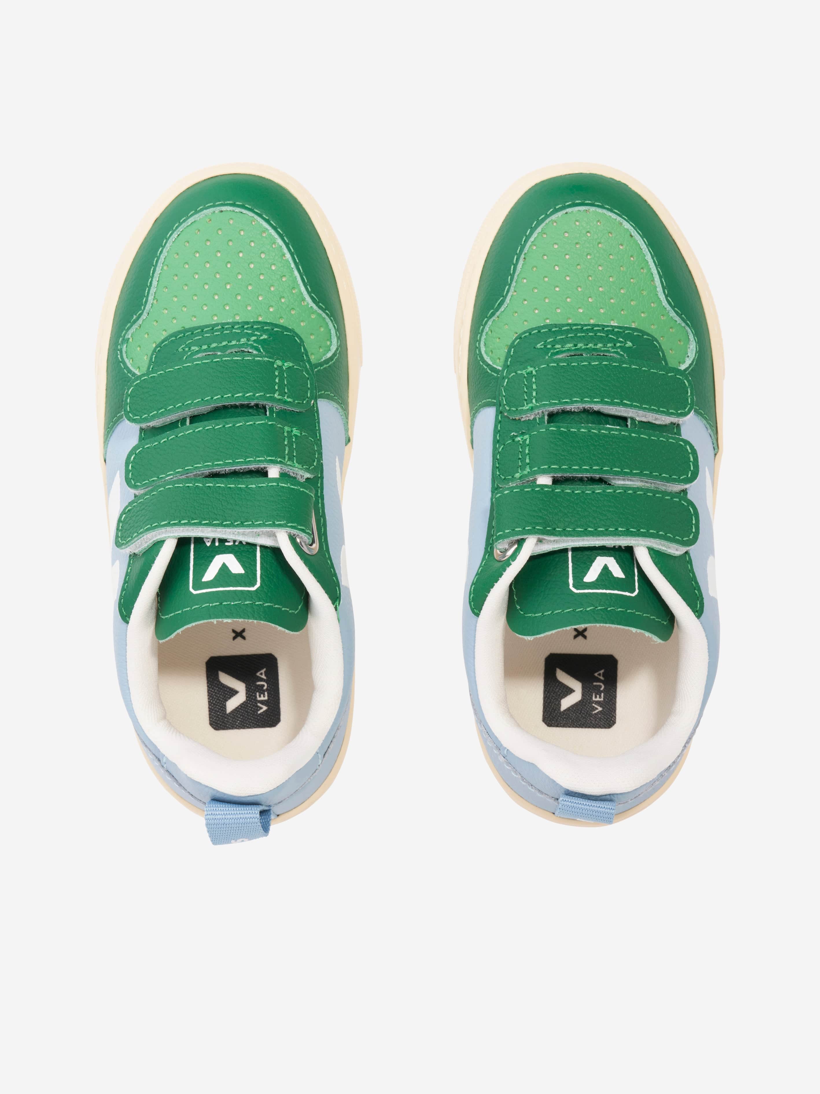 Veja Boys Small V-10 Animal Observatory Trainers in Green