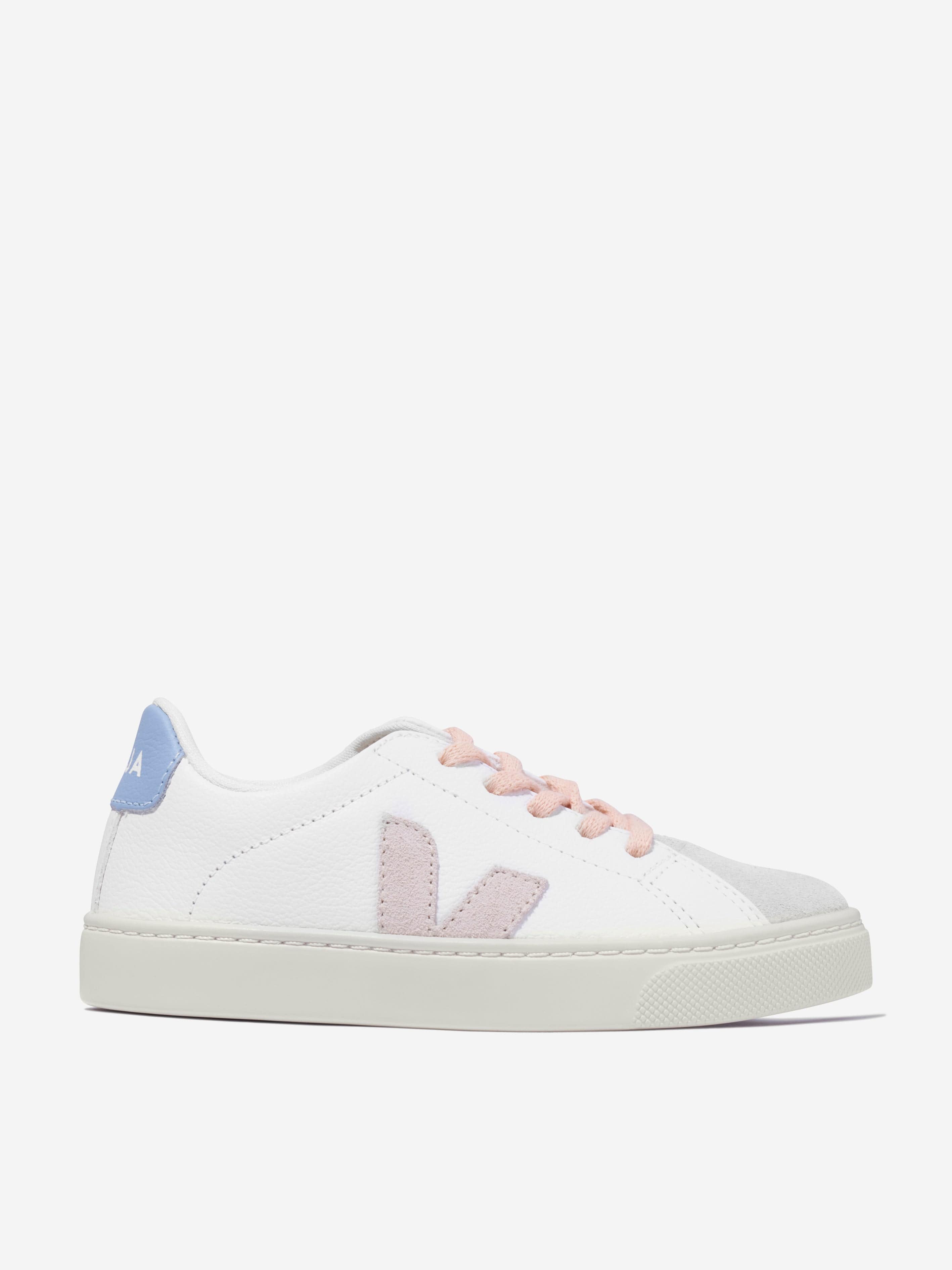 Veja Girls Small Esplar Lace Up Trainers in Multicolour