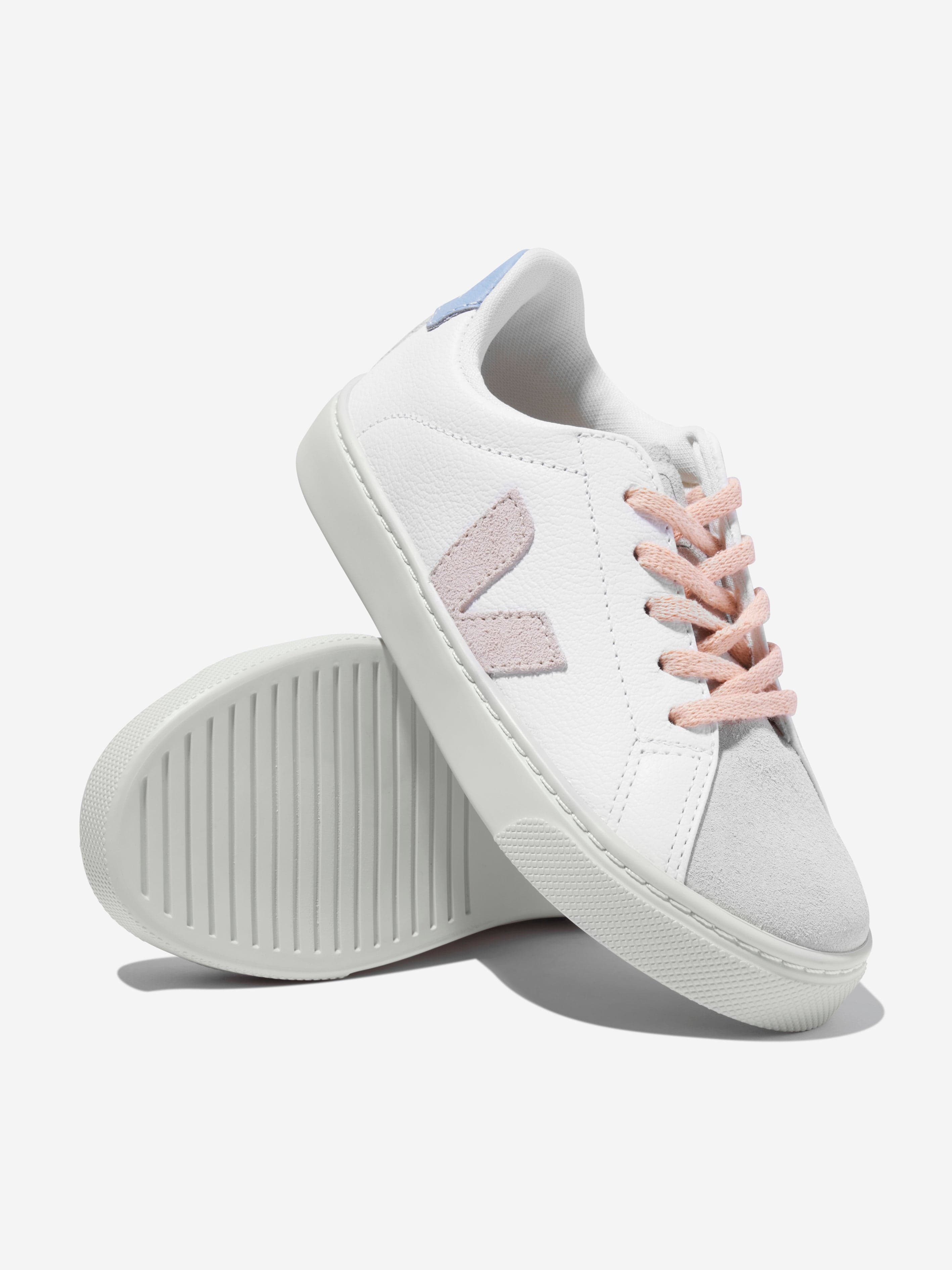 Veja Girls Small Esplar Lace Up Trainers in Multicolour