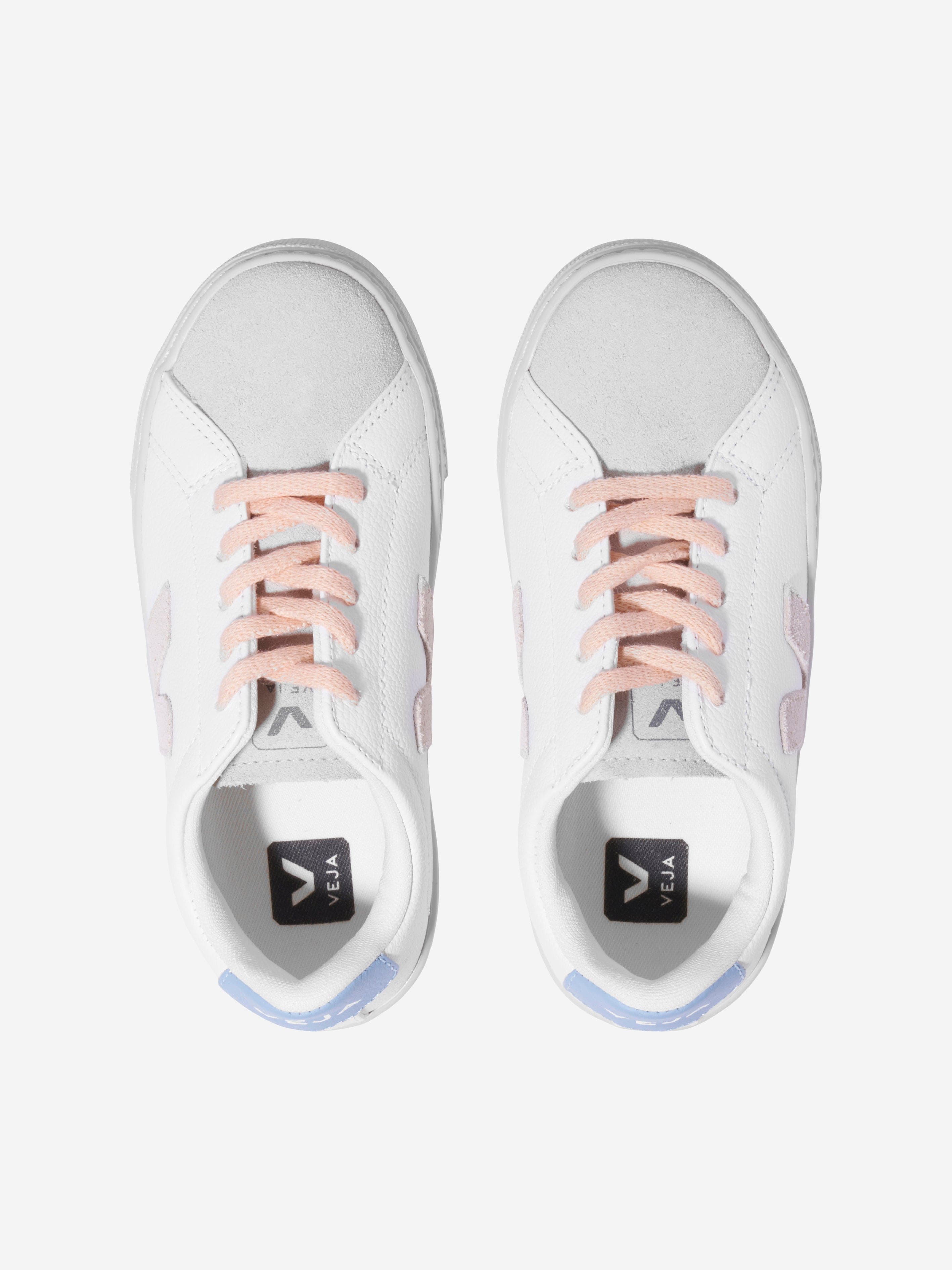 Veja Girls Small Esplar Lace Up Trainers in Multicolour