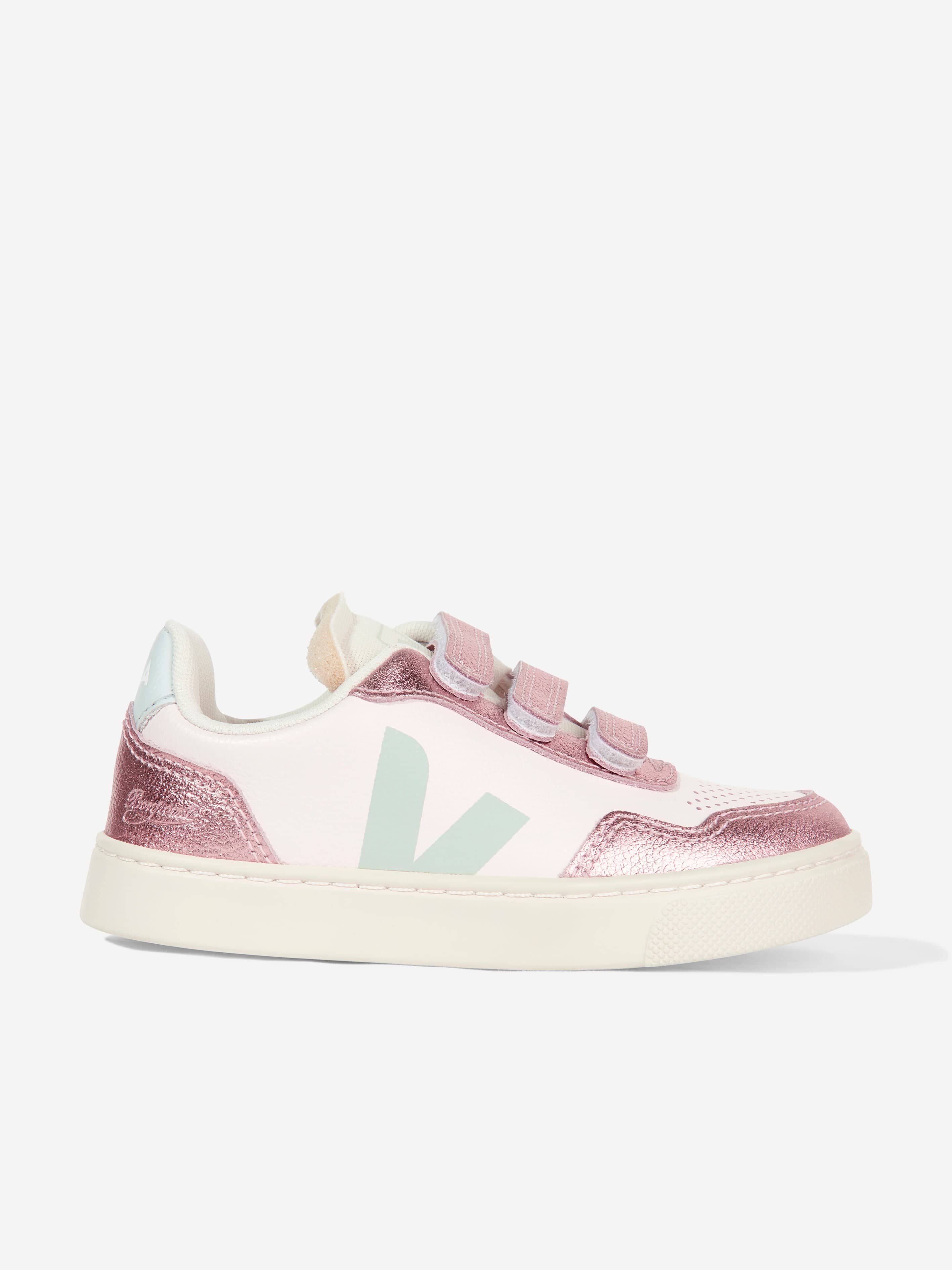 Veja Girls Small V-90 Veja x Bonpoint Trainers in Pink