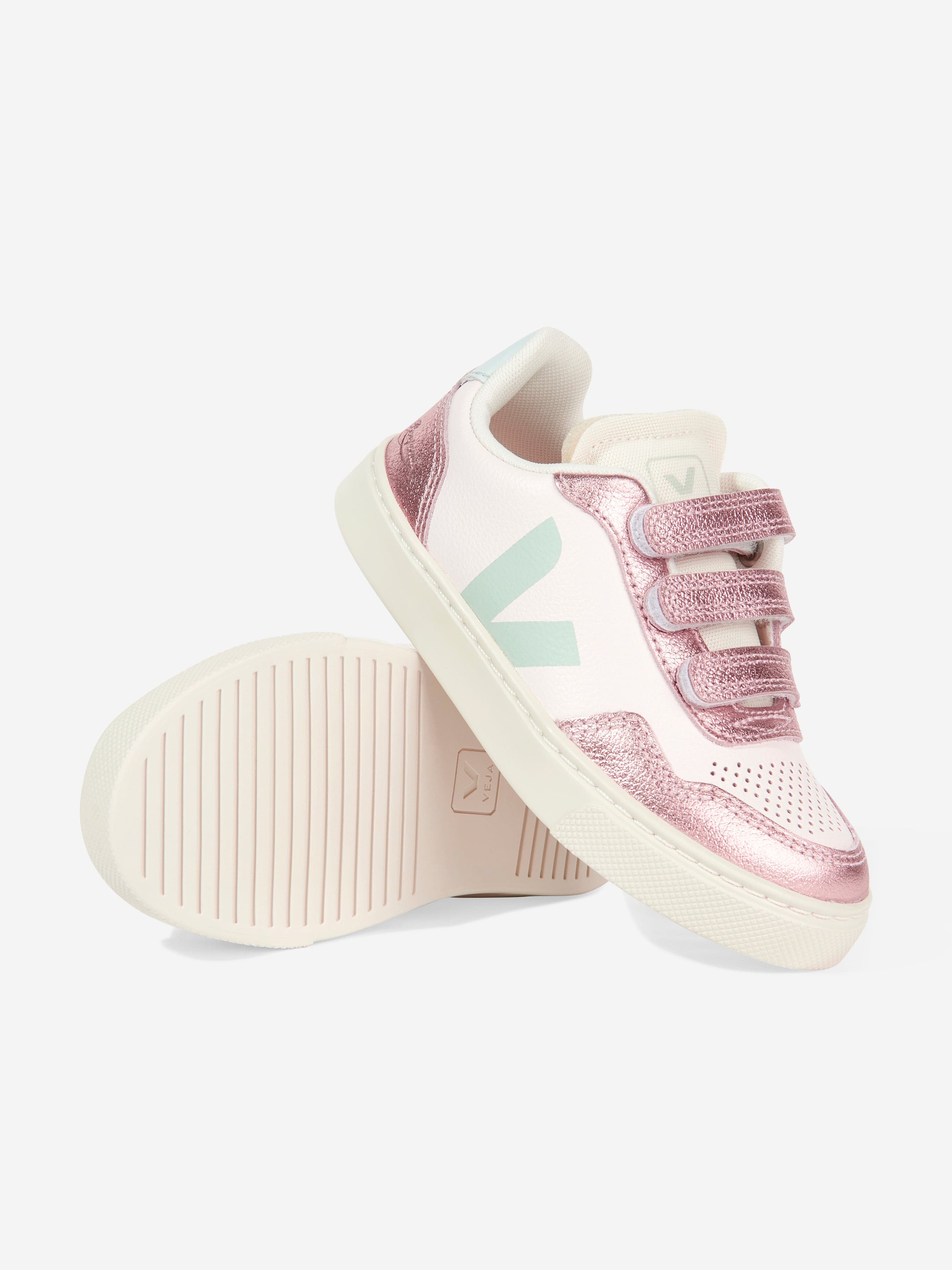 Veja Girls Small V-90 Veja x Bonpoint Trainers in Pink