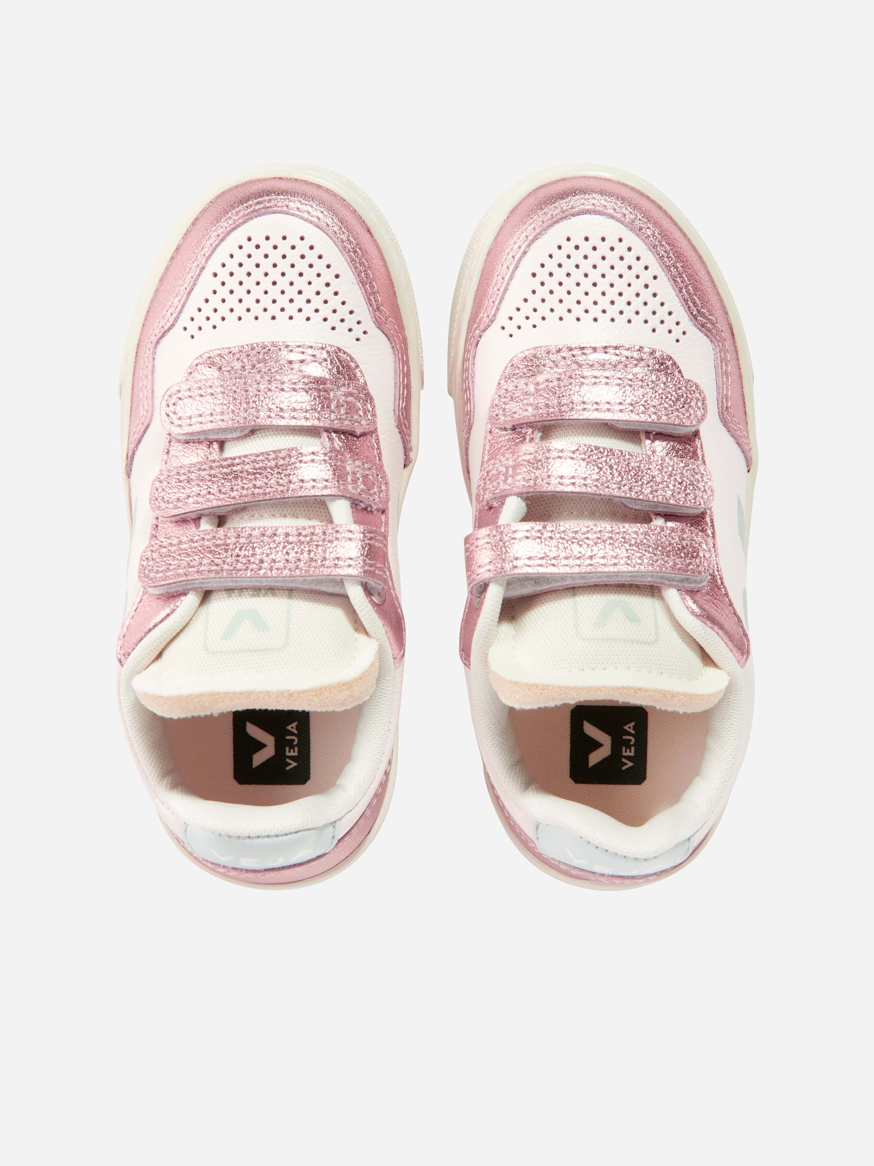 Veja Girls Small V-90 Veja x Bonpoint Trainers in Pink