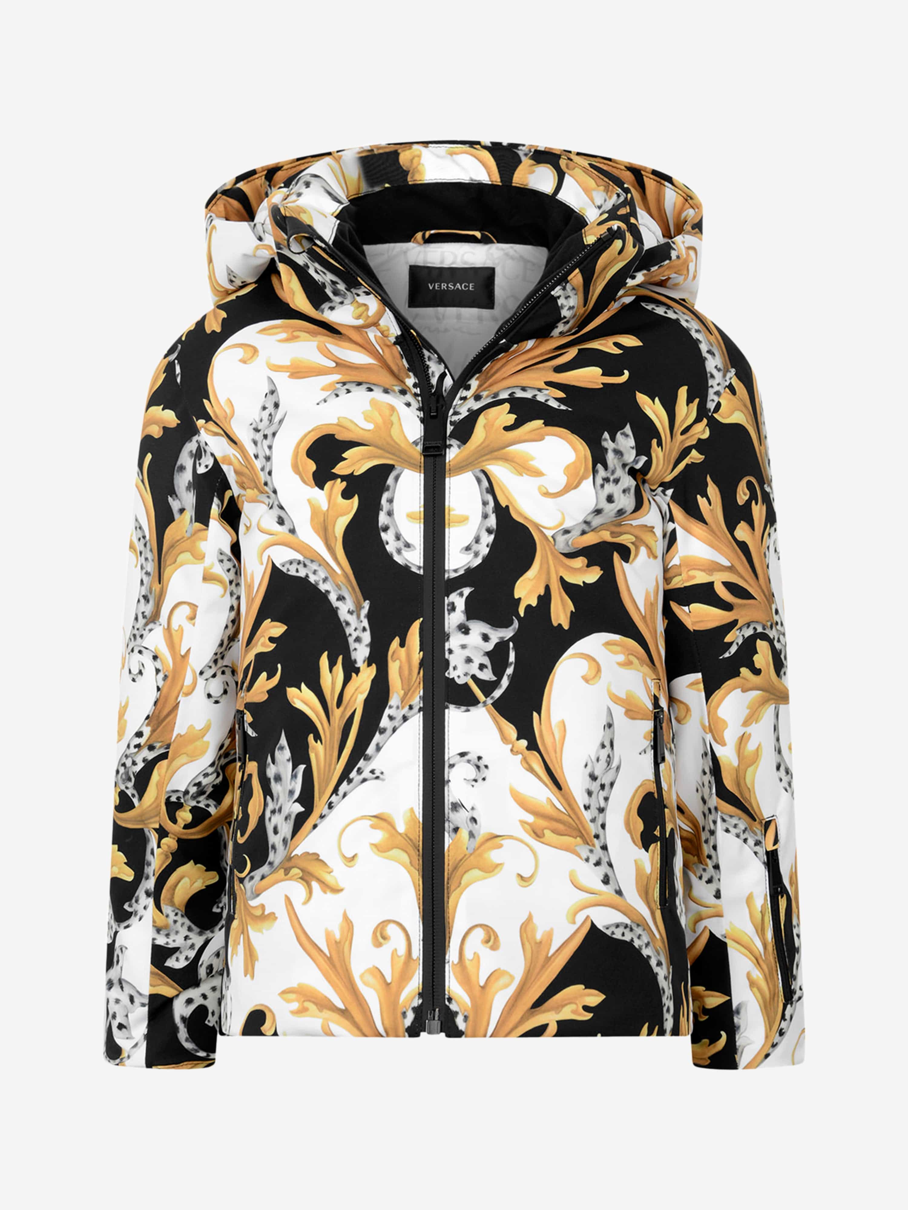 Versace Boys Black & Gold Jacket