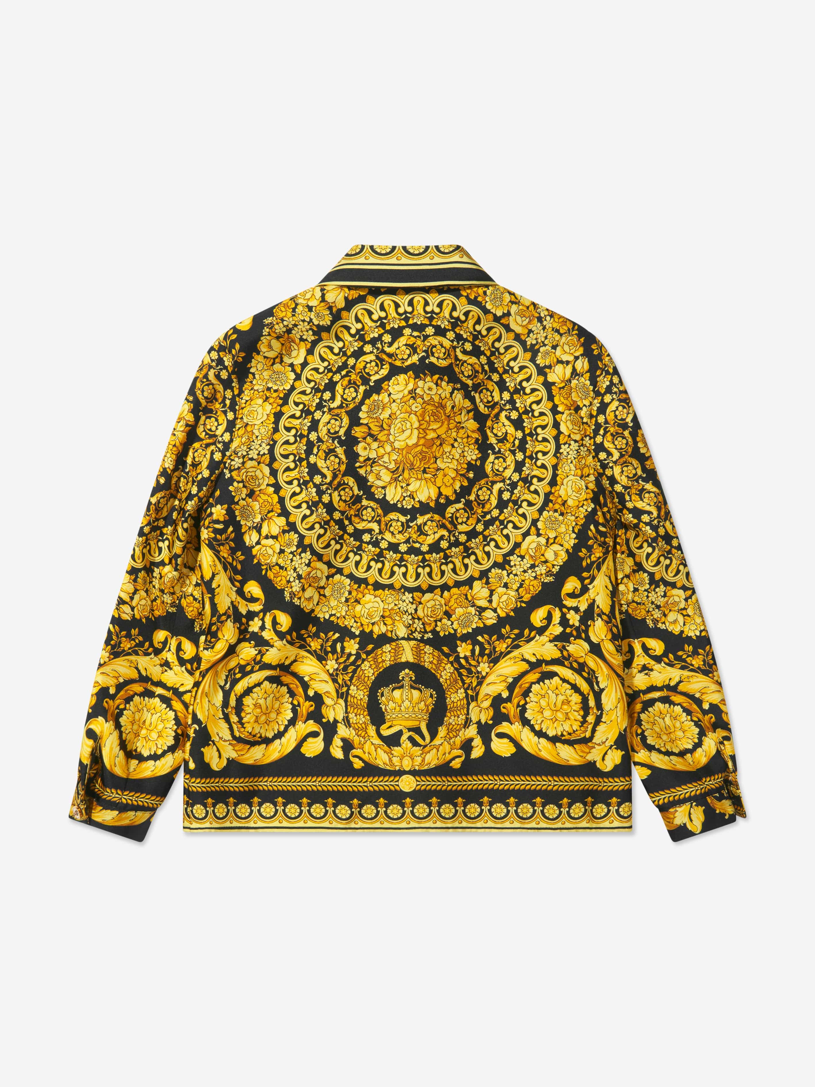 Versace Boys Silk Barocco Shirt