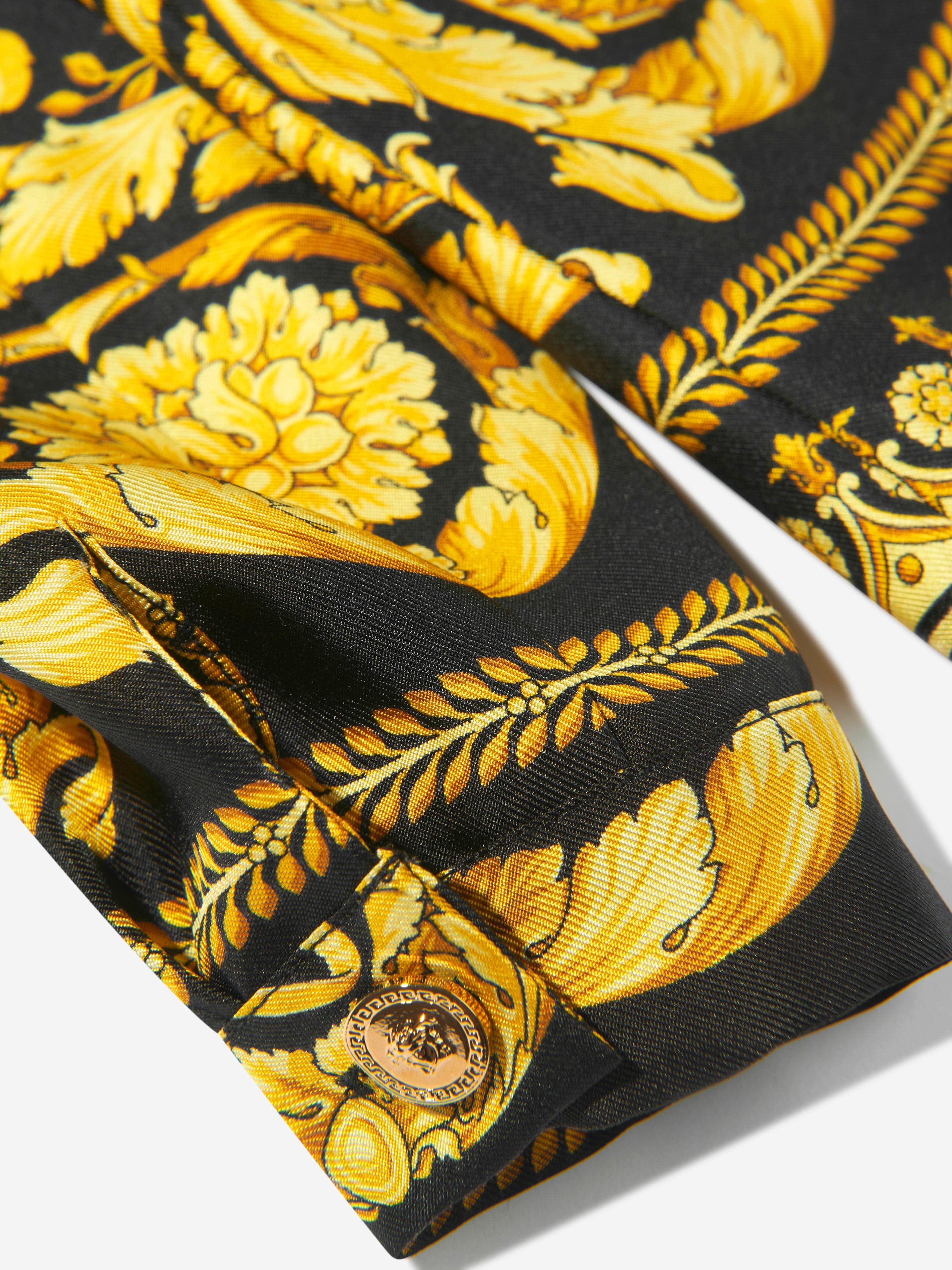 Versace Boys Silk Barocco Shirt