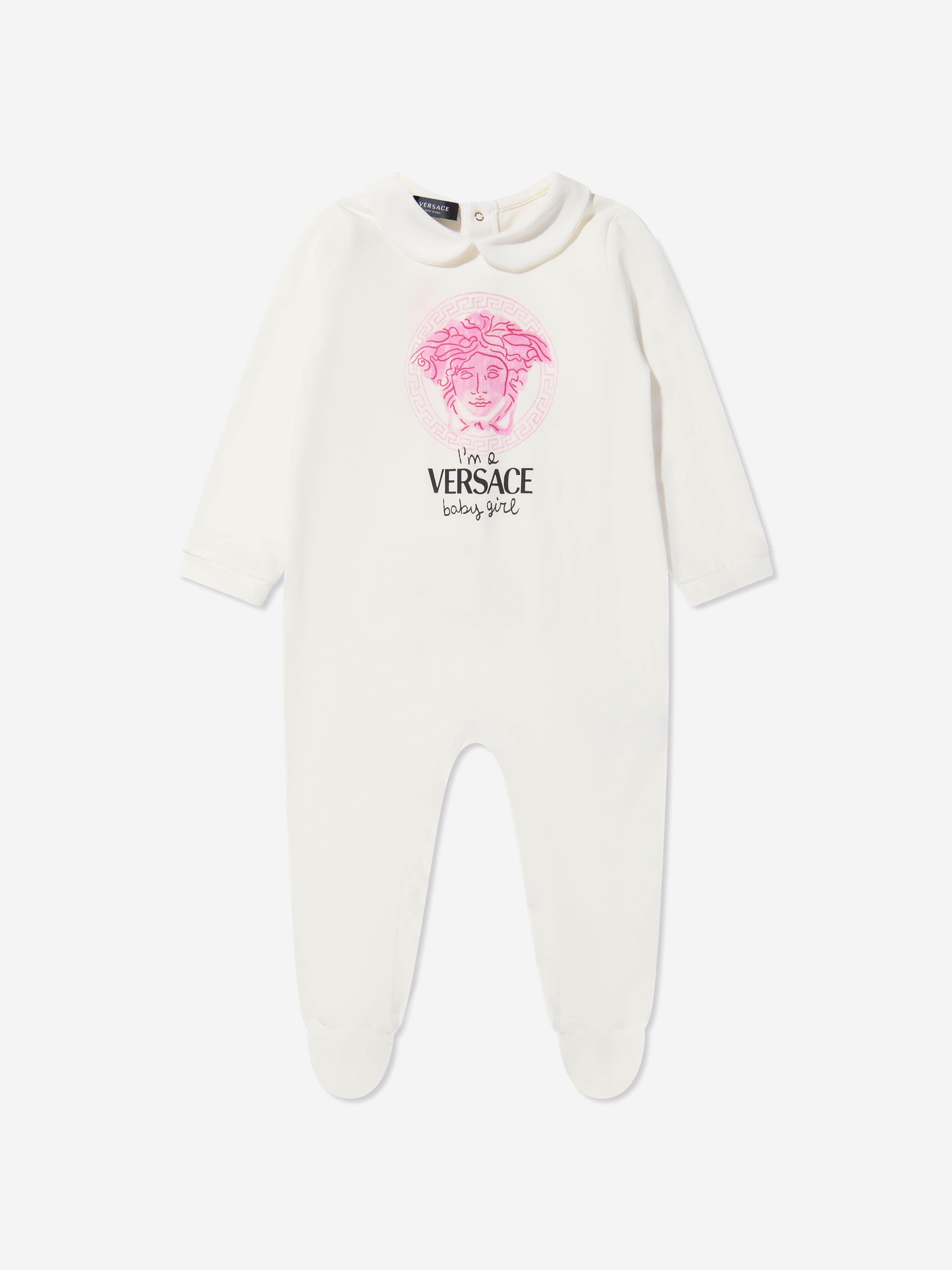 Versace Baby Girls Medusa Babygrow