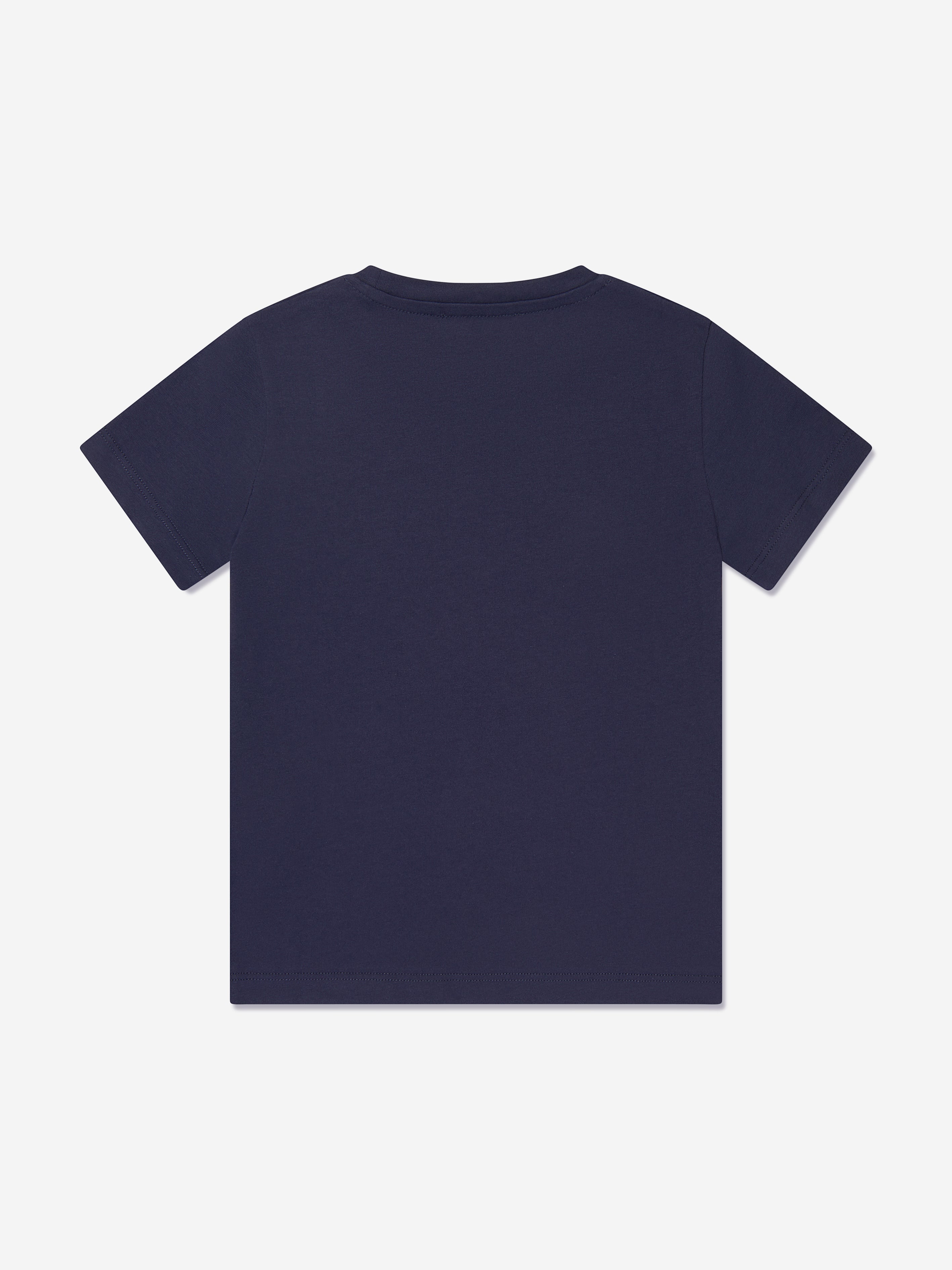 Versace Boys Medusa Logo T-Shirt in Navy