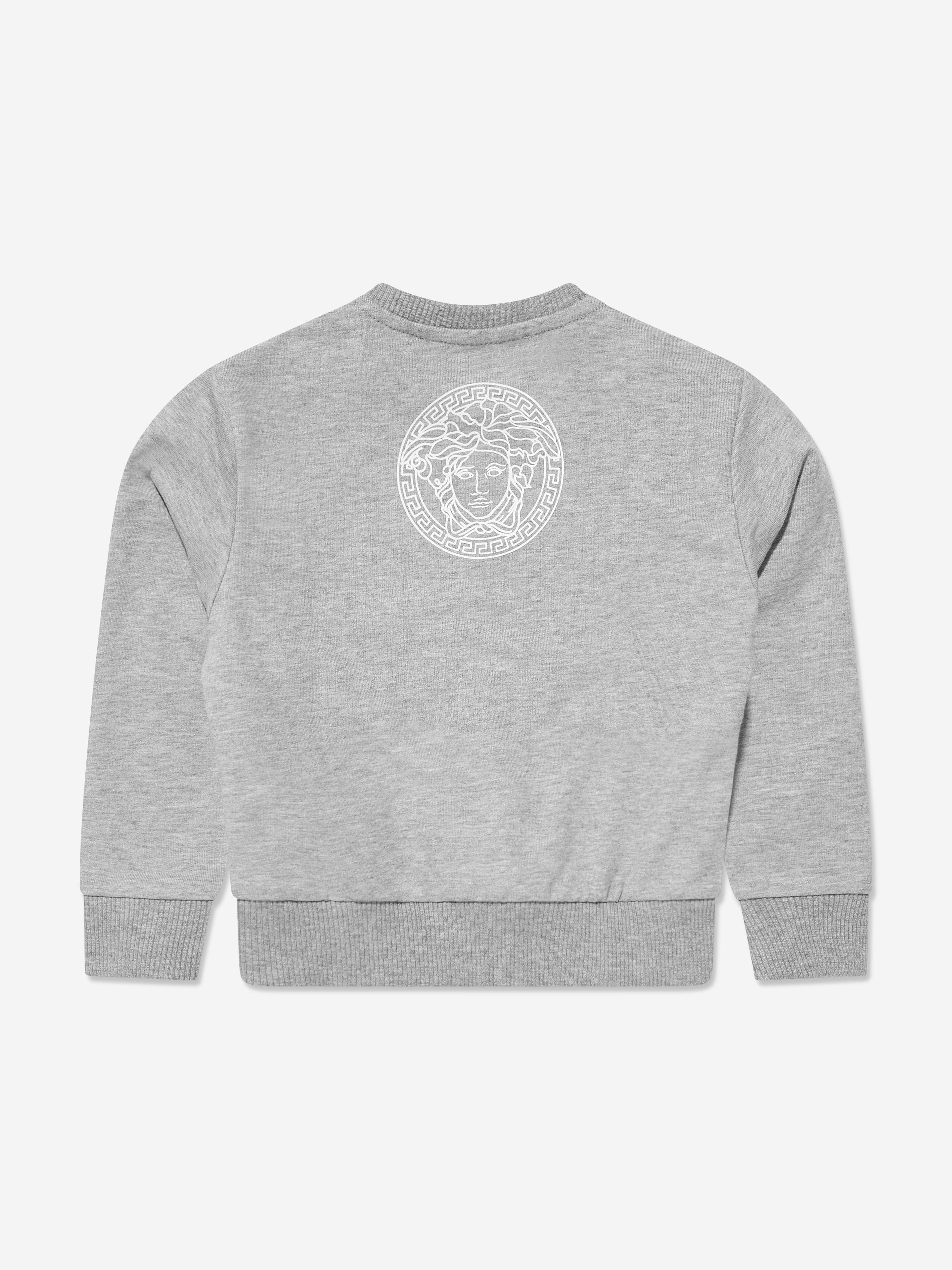 Versace Baby Logo Sweatshirt in Grey