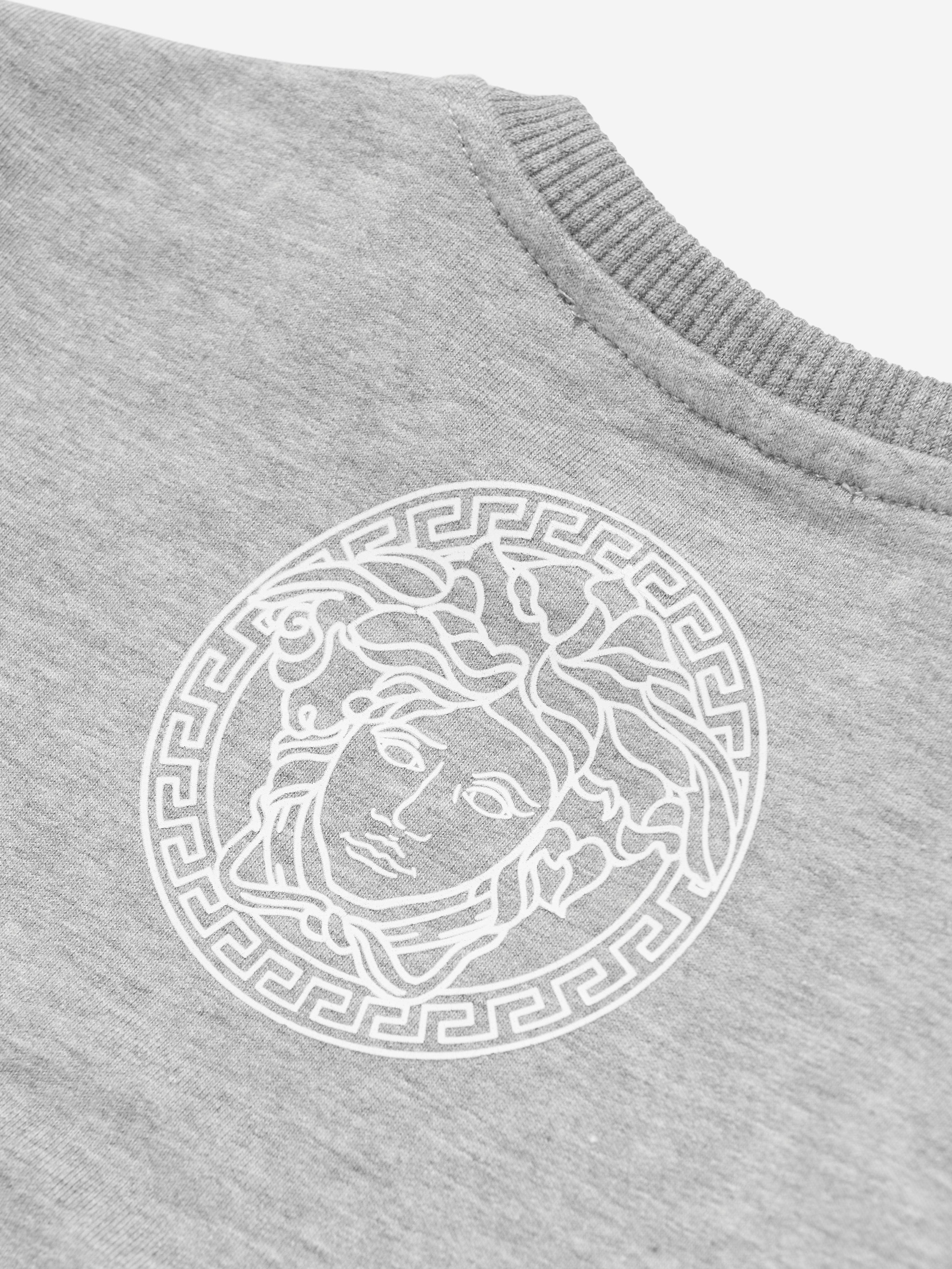 Versace Baby Logo Sweatshirt in Grey