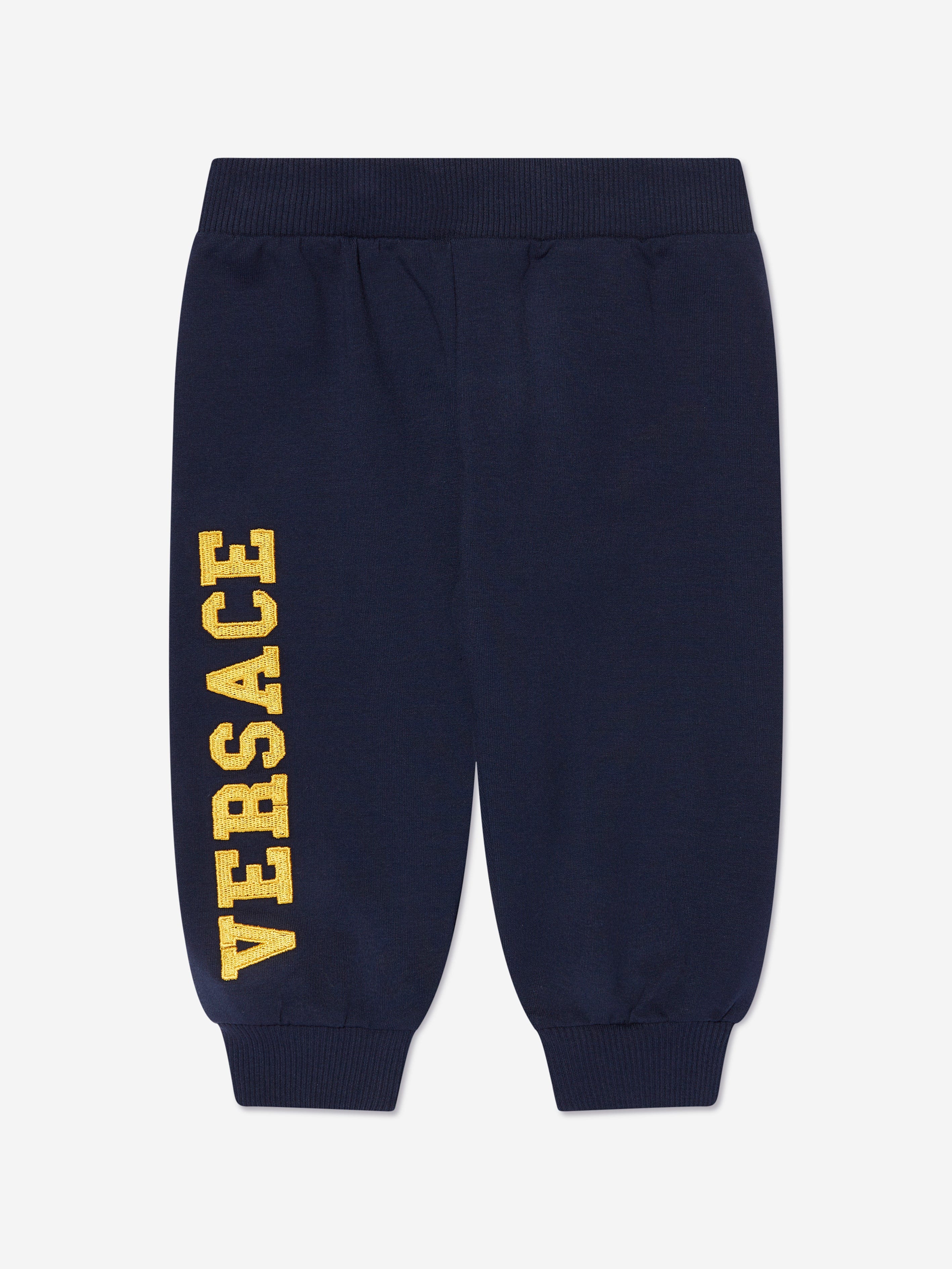 Versace Baby Boys Logo Joggers in Navy