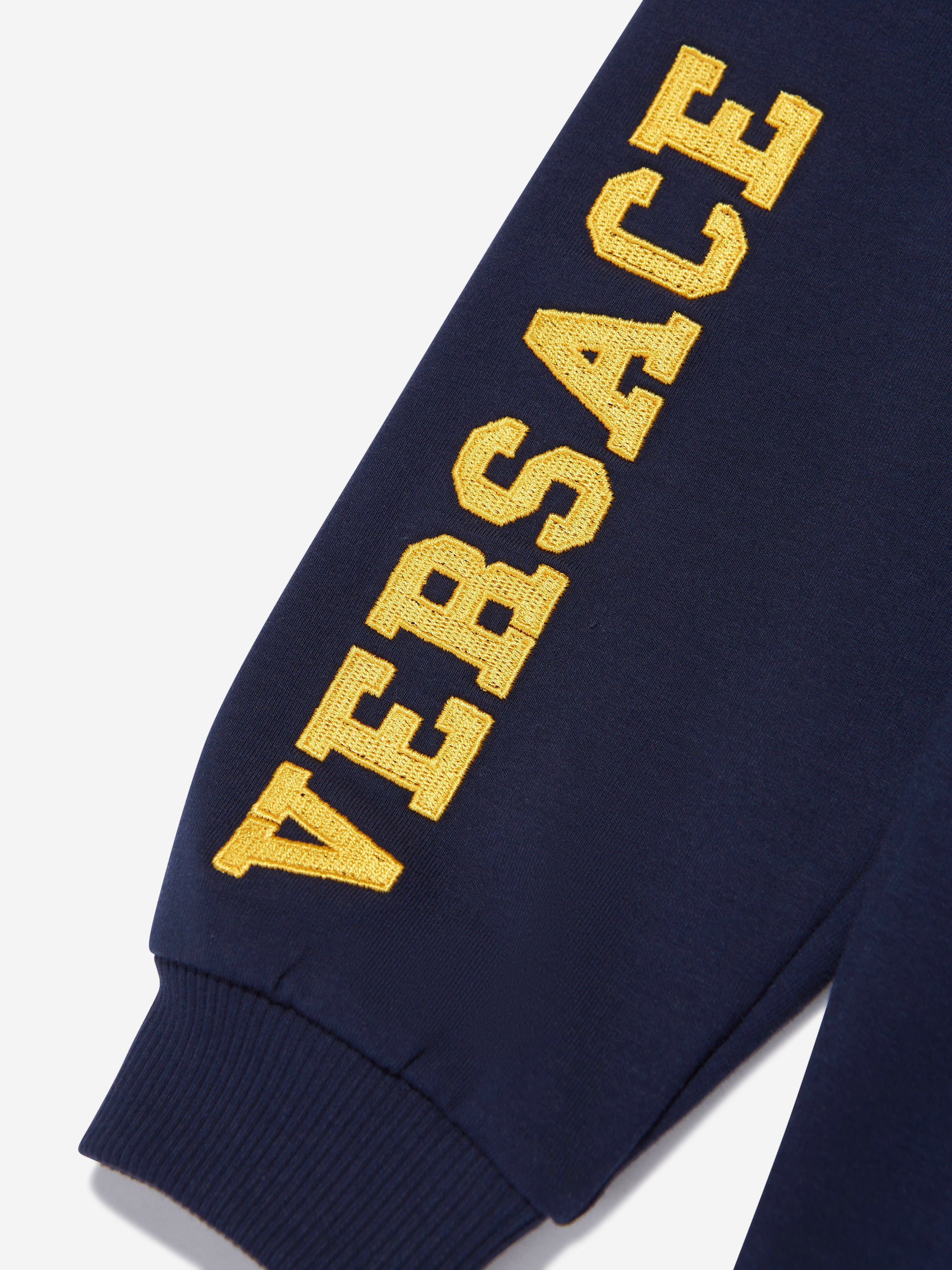 Versace Baby Boys Logo Joggers in Navy