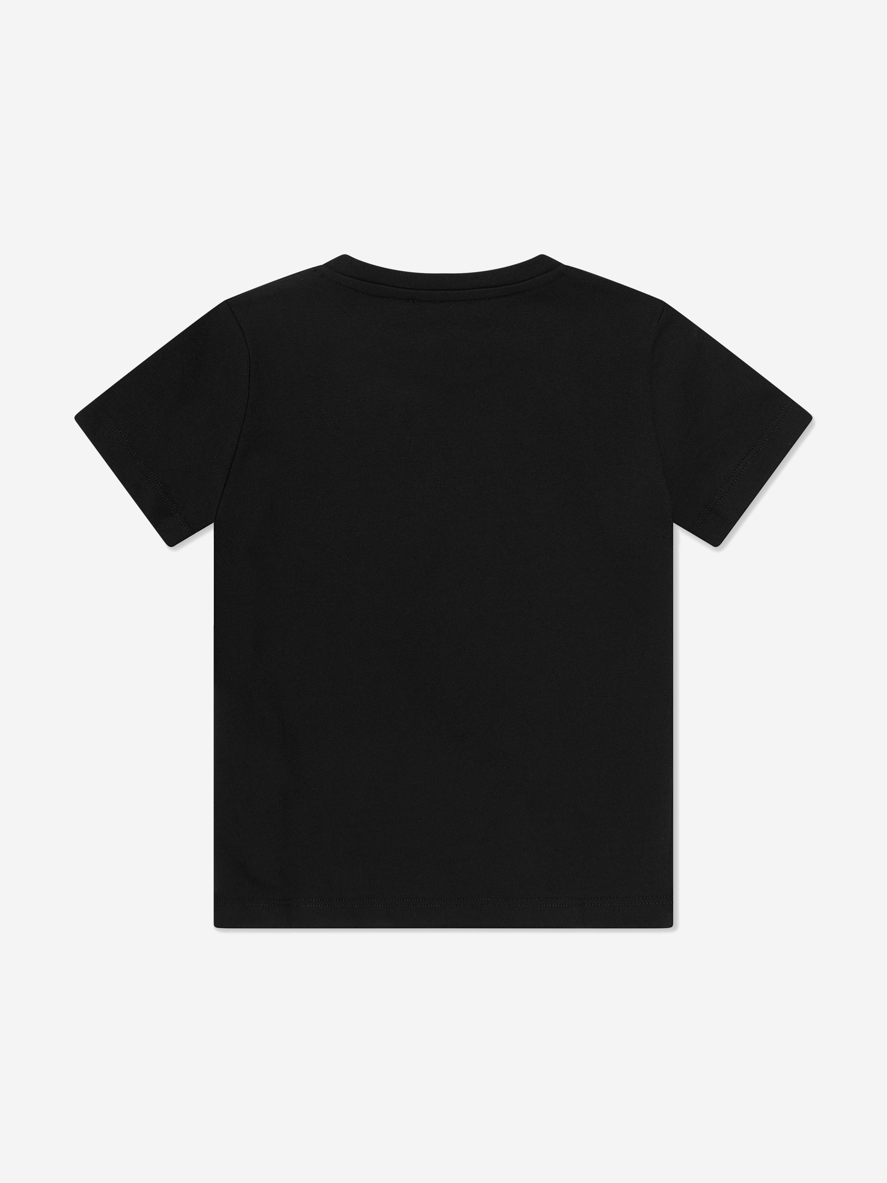 Versace Kids Medusa Logo T-Shirt in Black