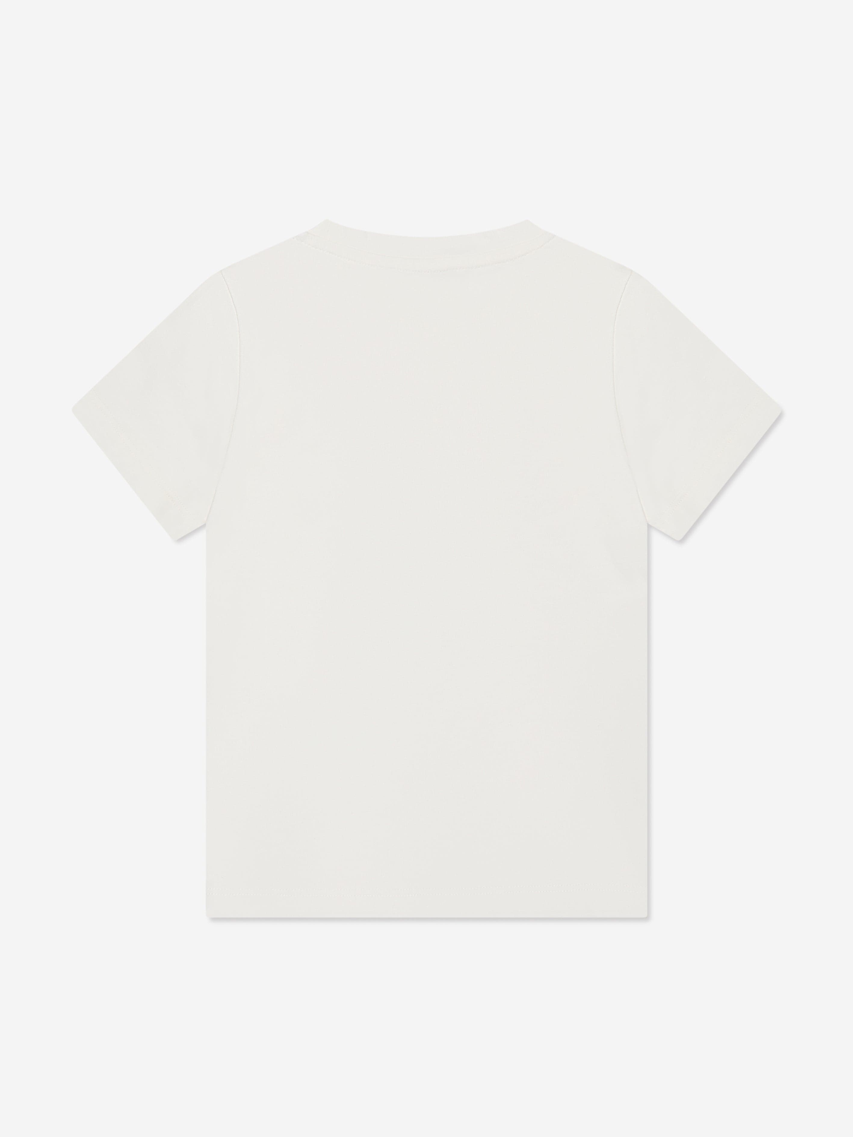 Versace Kids Logo T-Shirt in White