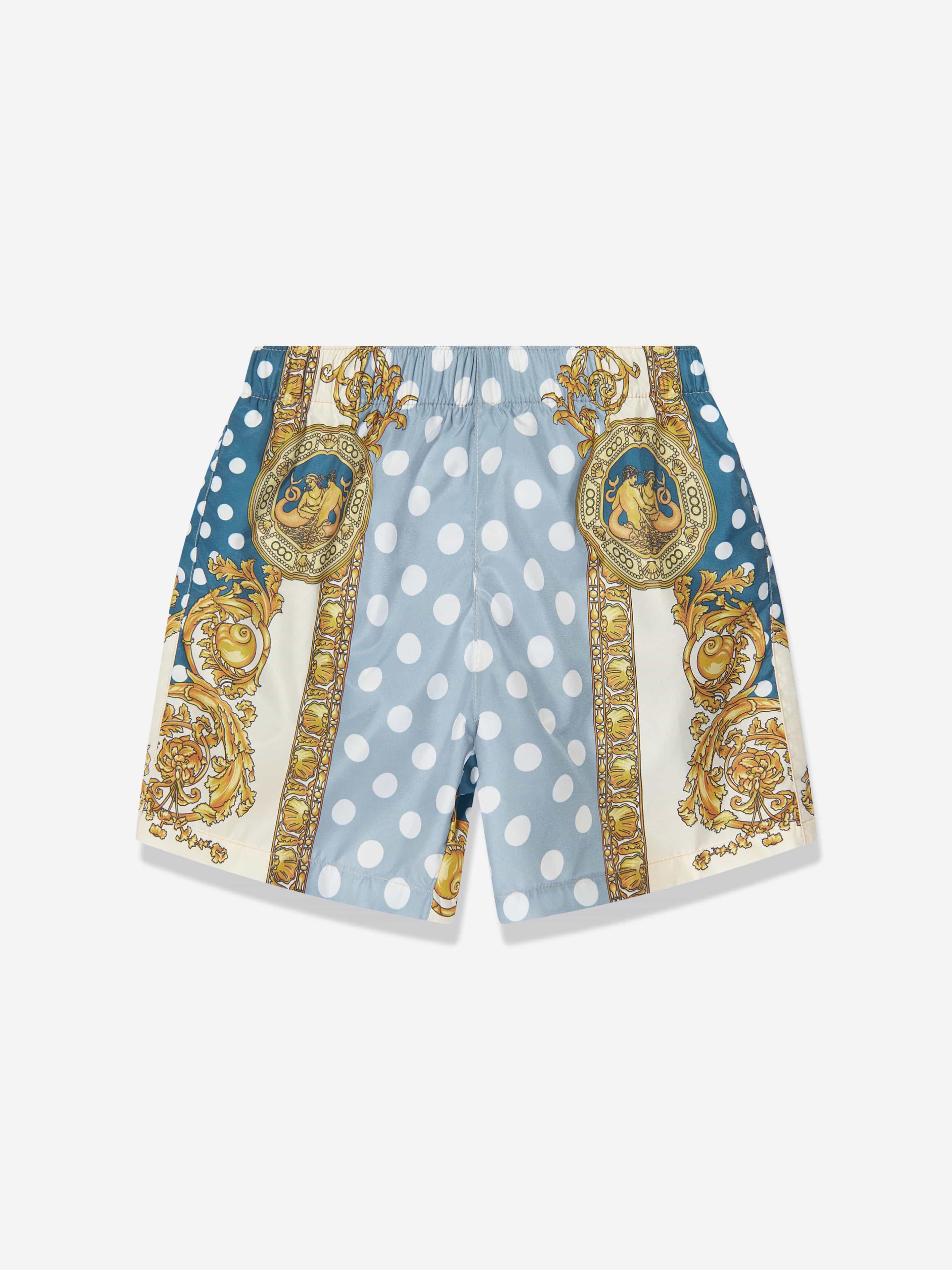 Versace Boys Swim Shorts in Blue