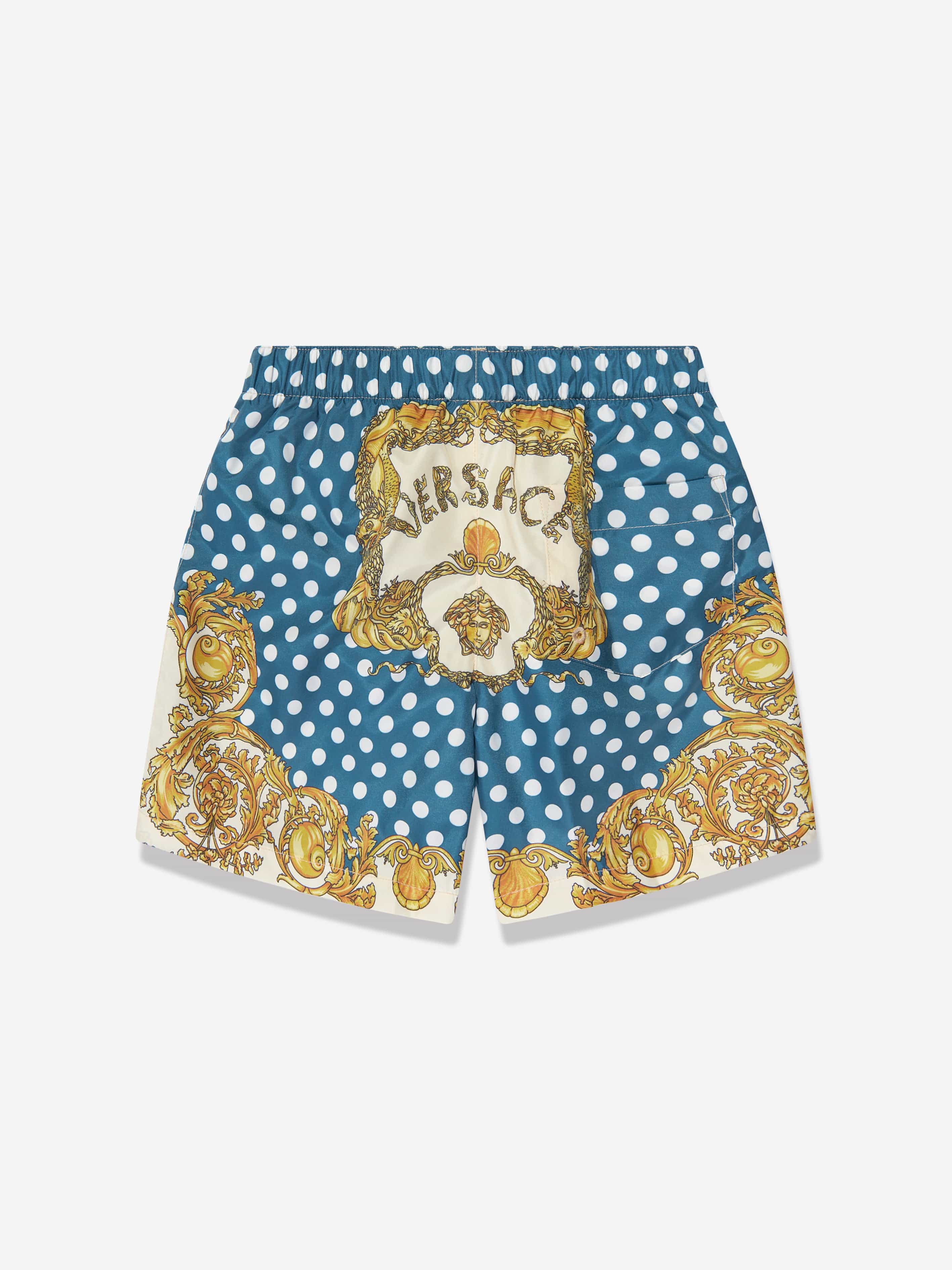 Versace Boys Swim Shorts in Blue