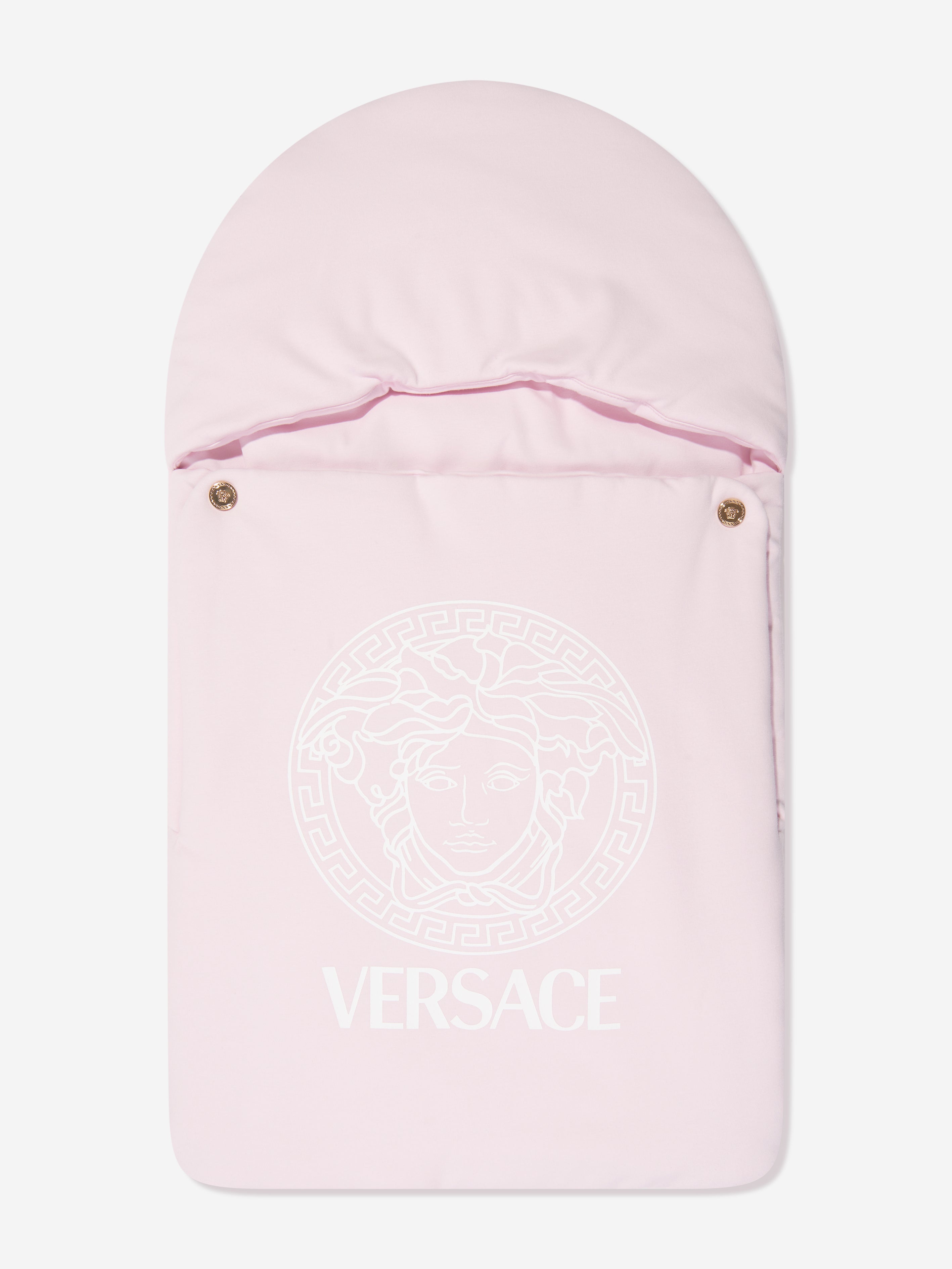 Versace Baby Girls Medusa Logo Nest in Pink