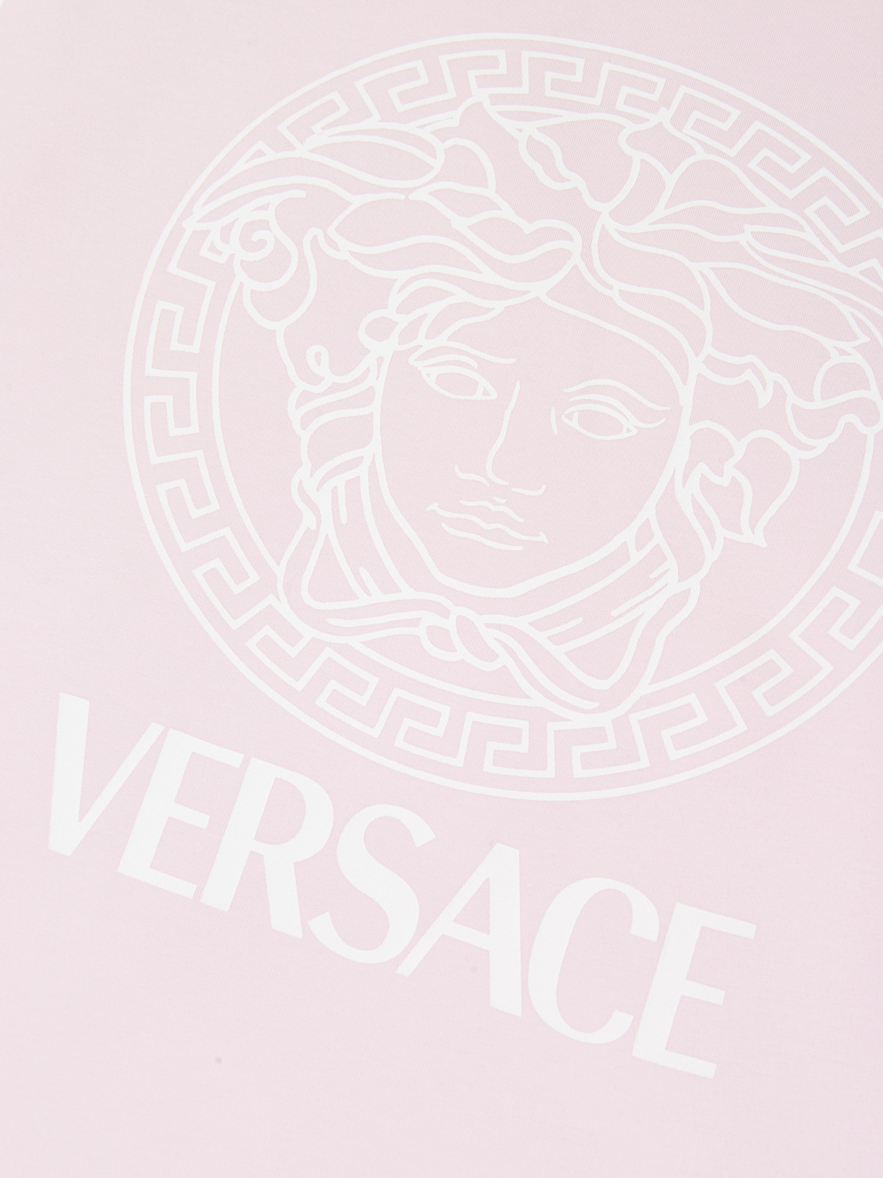 Versace Baby Girls Medusa Logo Nest in Pink