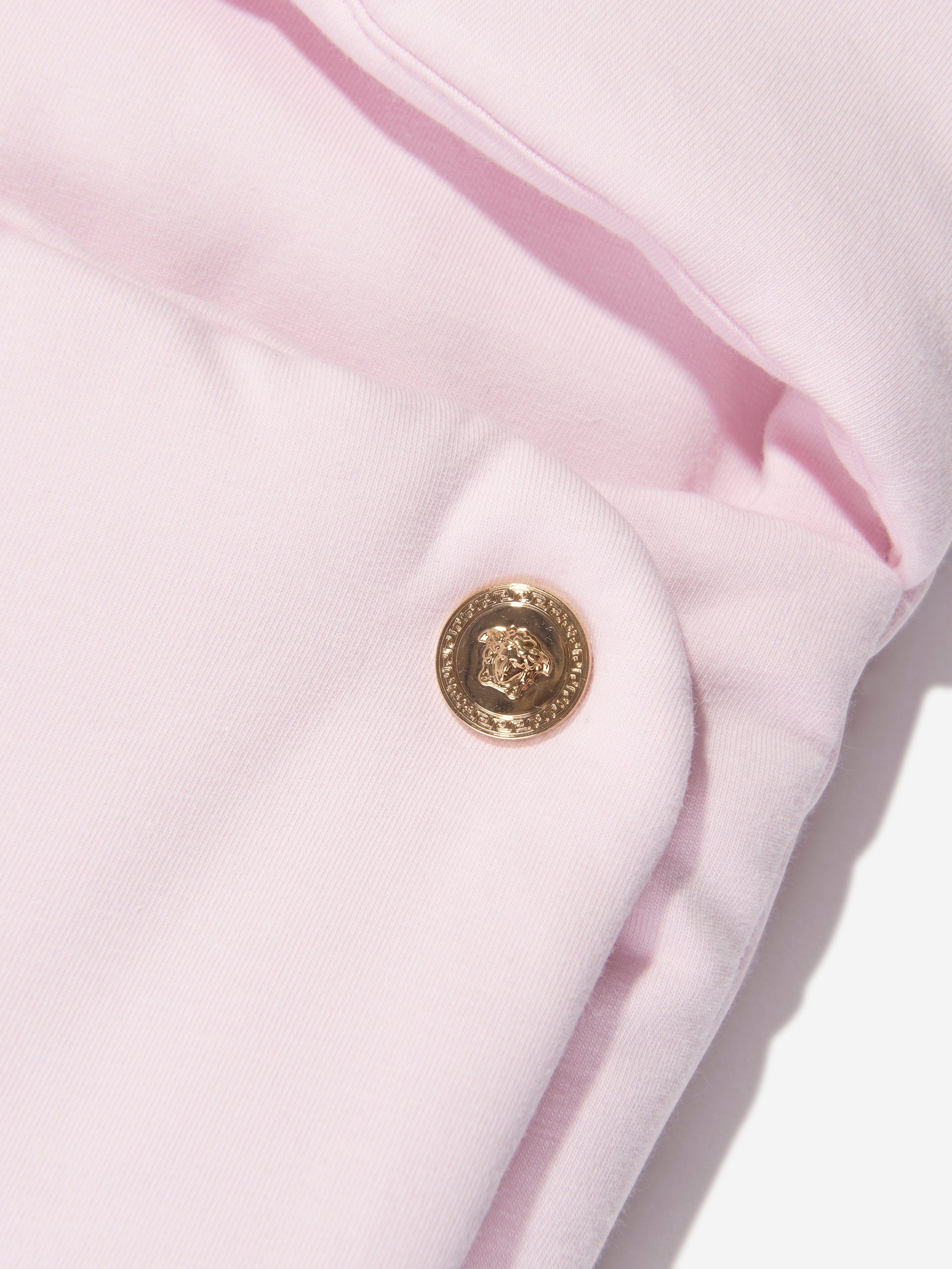 Versace Baby Girls Medusa Logo Nest in Pink