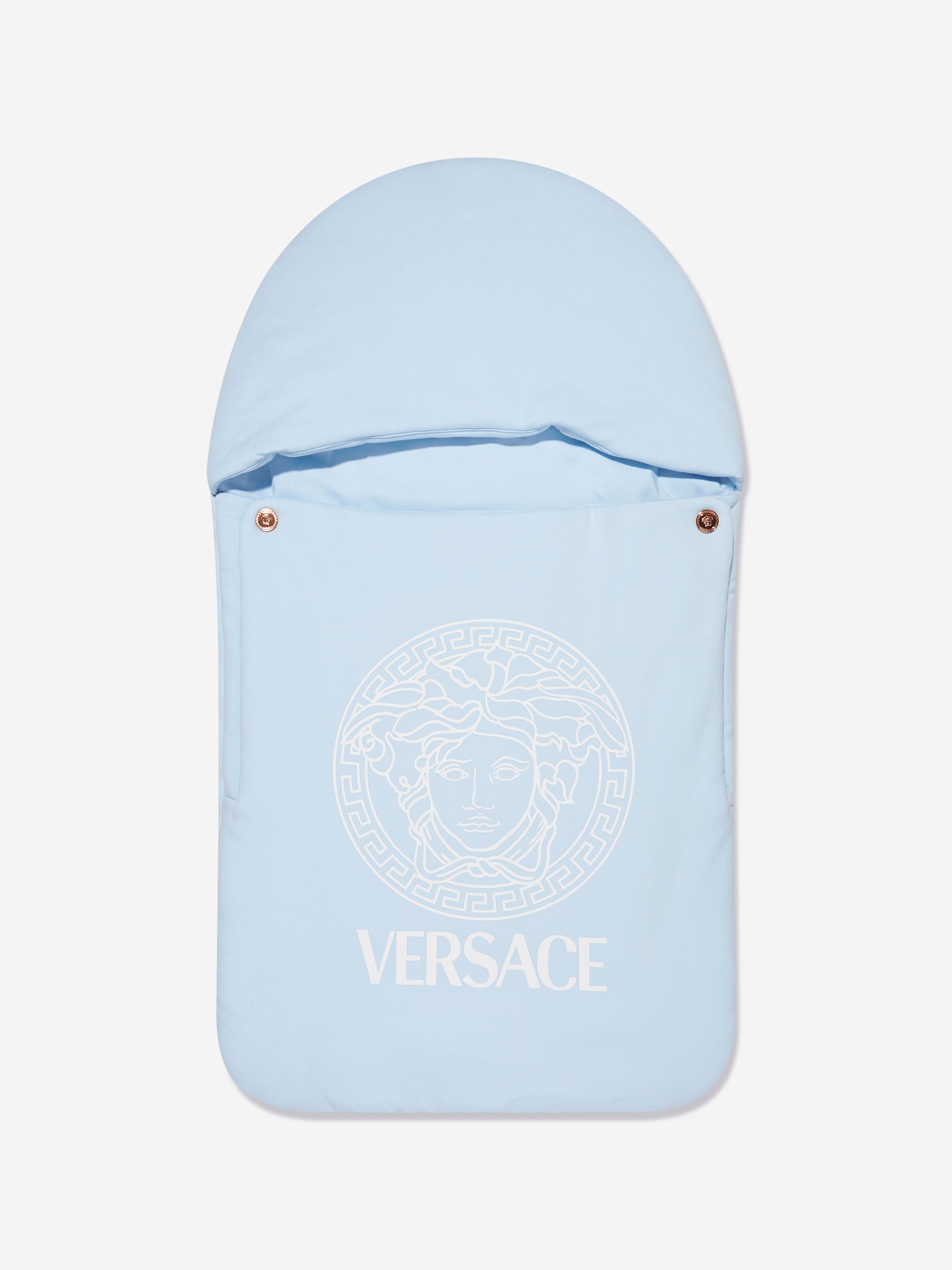 Versace Baby Boys Medusa Logo Nest in Blue