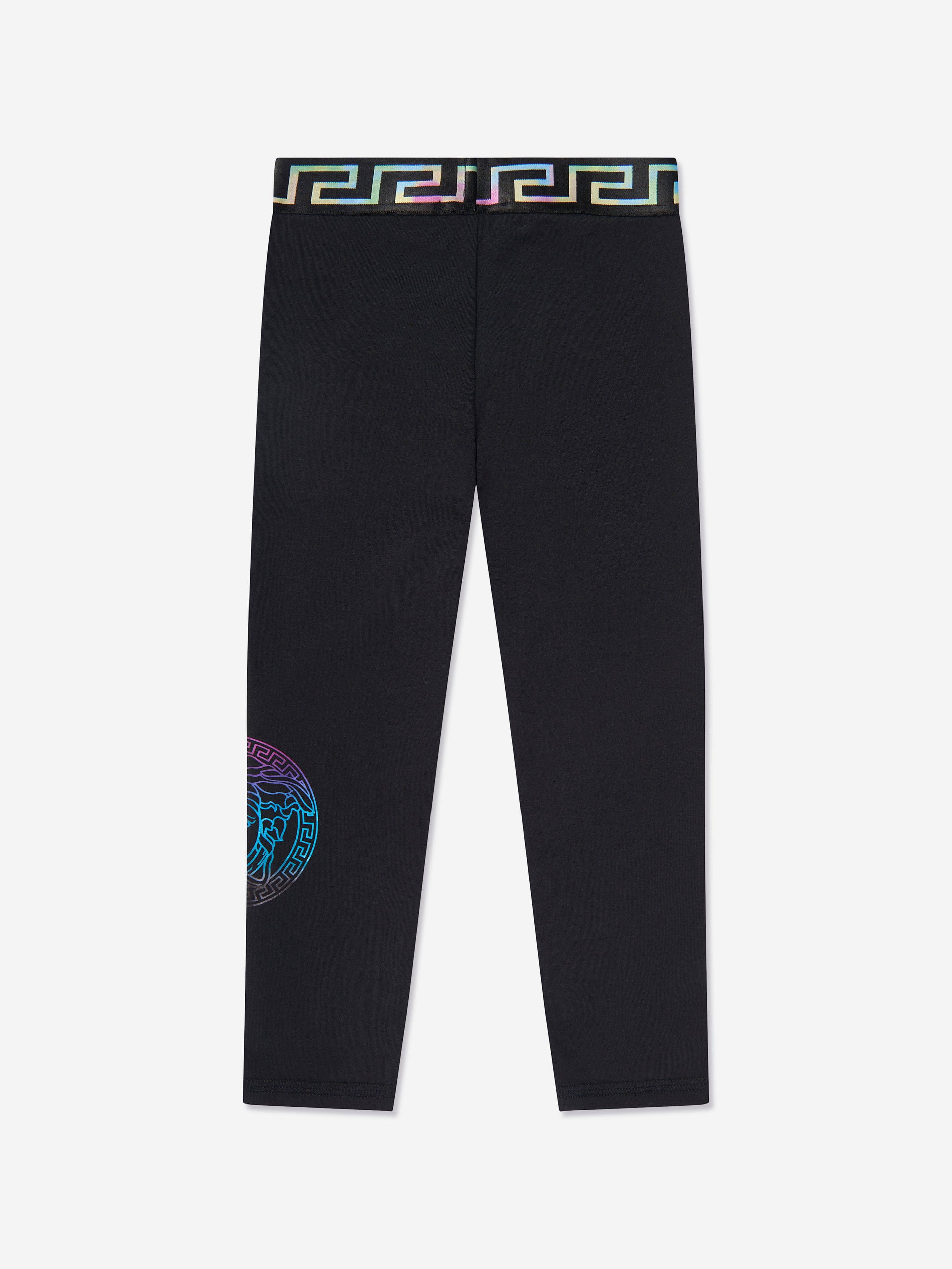 Versace Girls Logo Leggings in Black