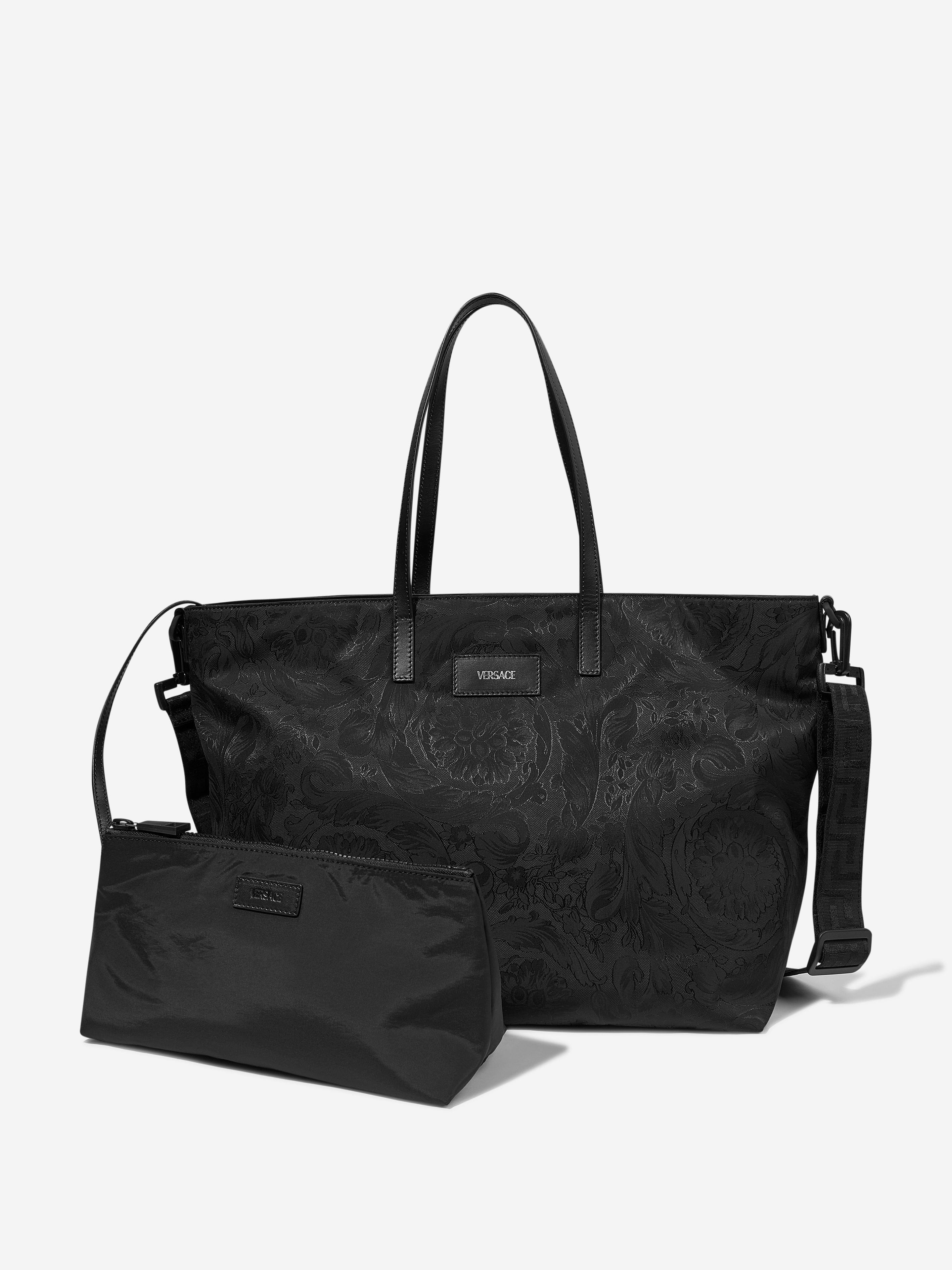 Versace Baby Tote Changing Bag in Black