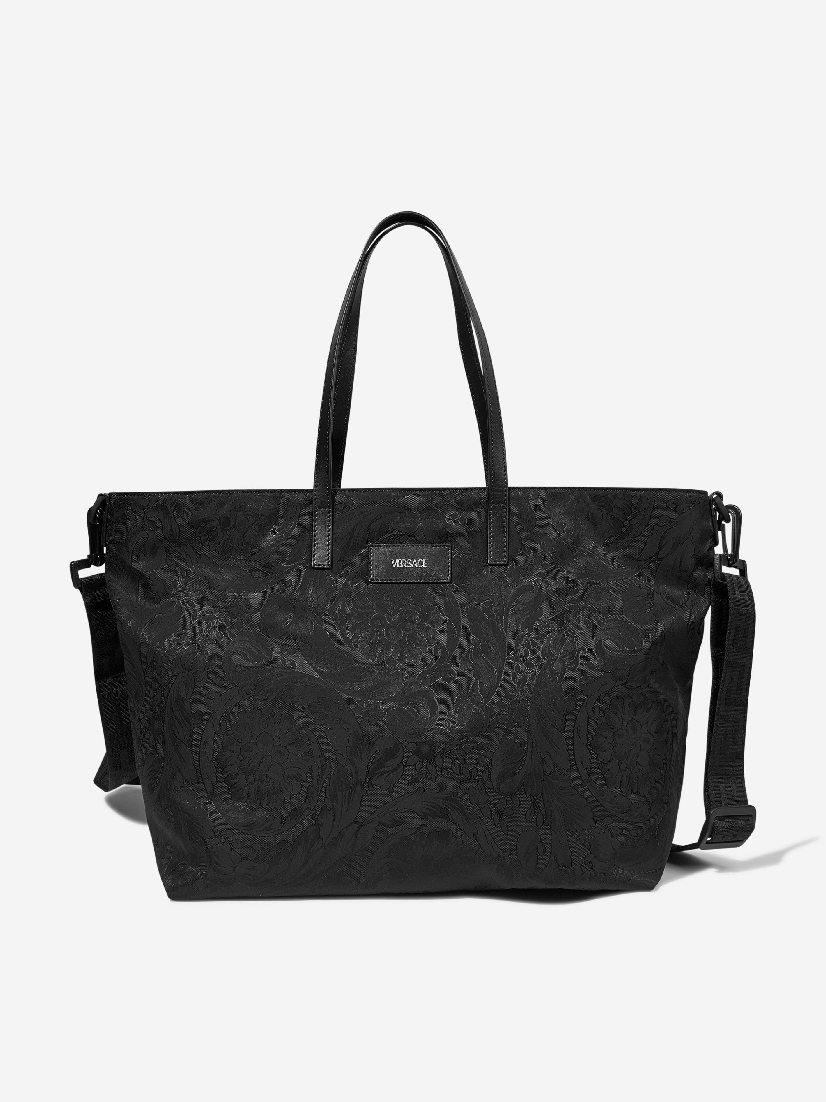 Versace Baby Tote Changing Bag in Black