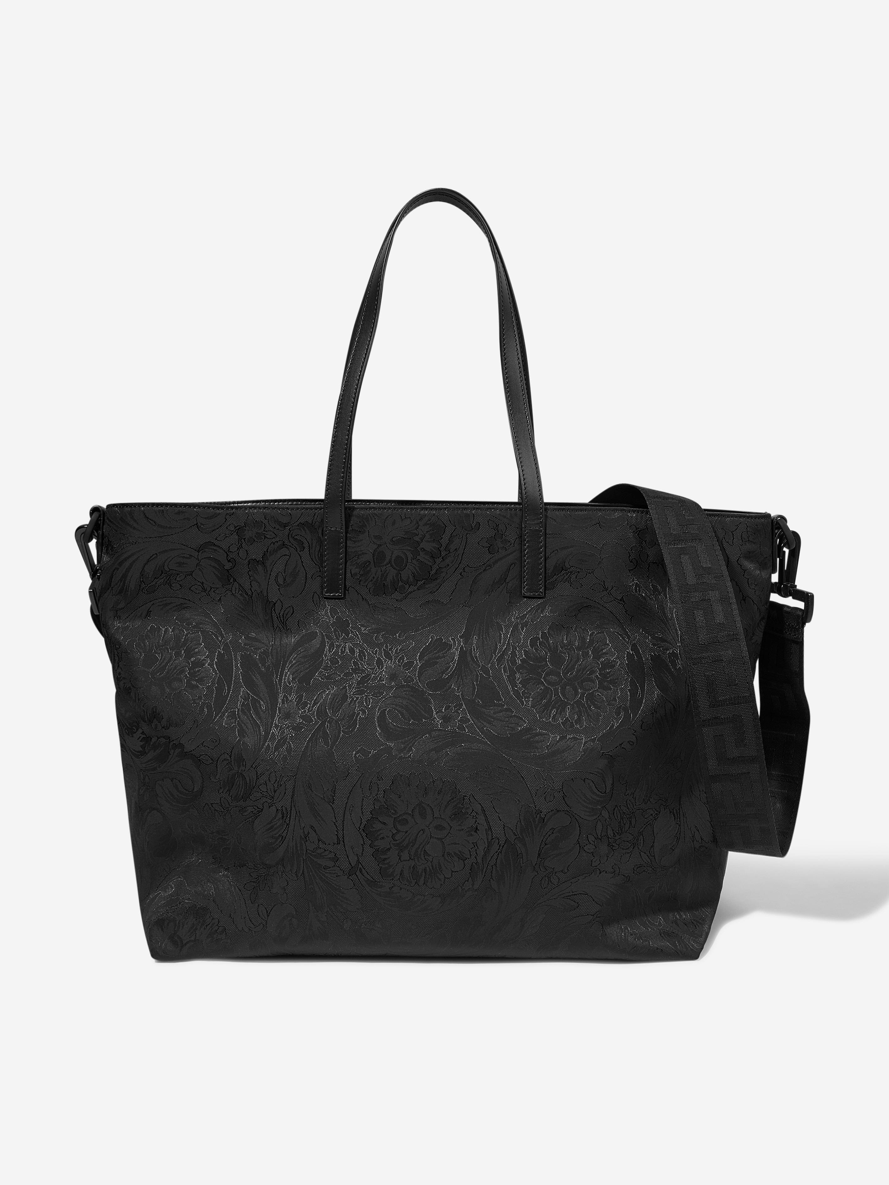 Versace Baby Tote Changing Bag in Black