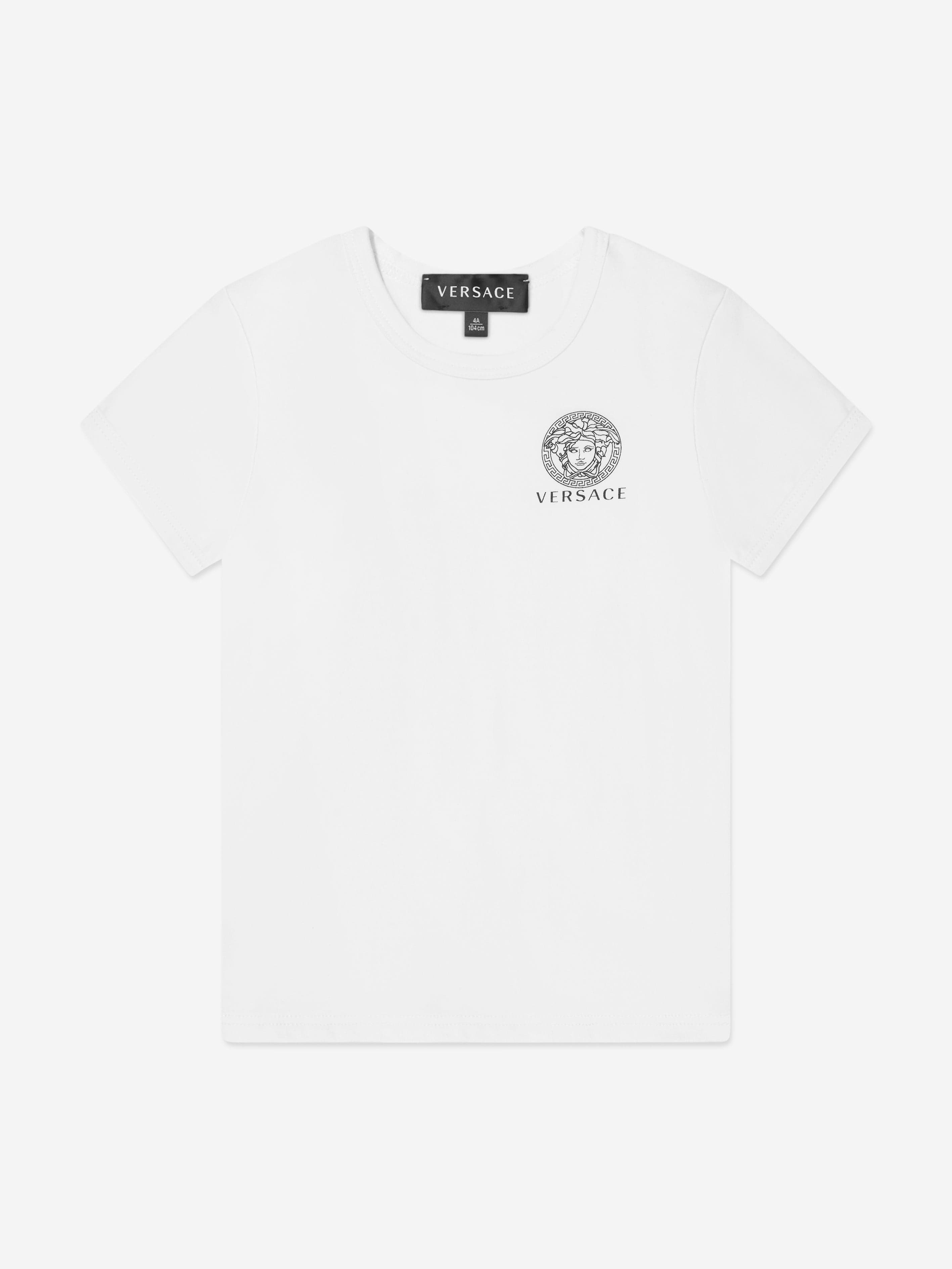 Versace Boys 2 Pack T-Shirt Set in Black