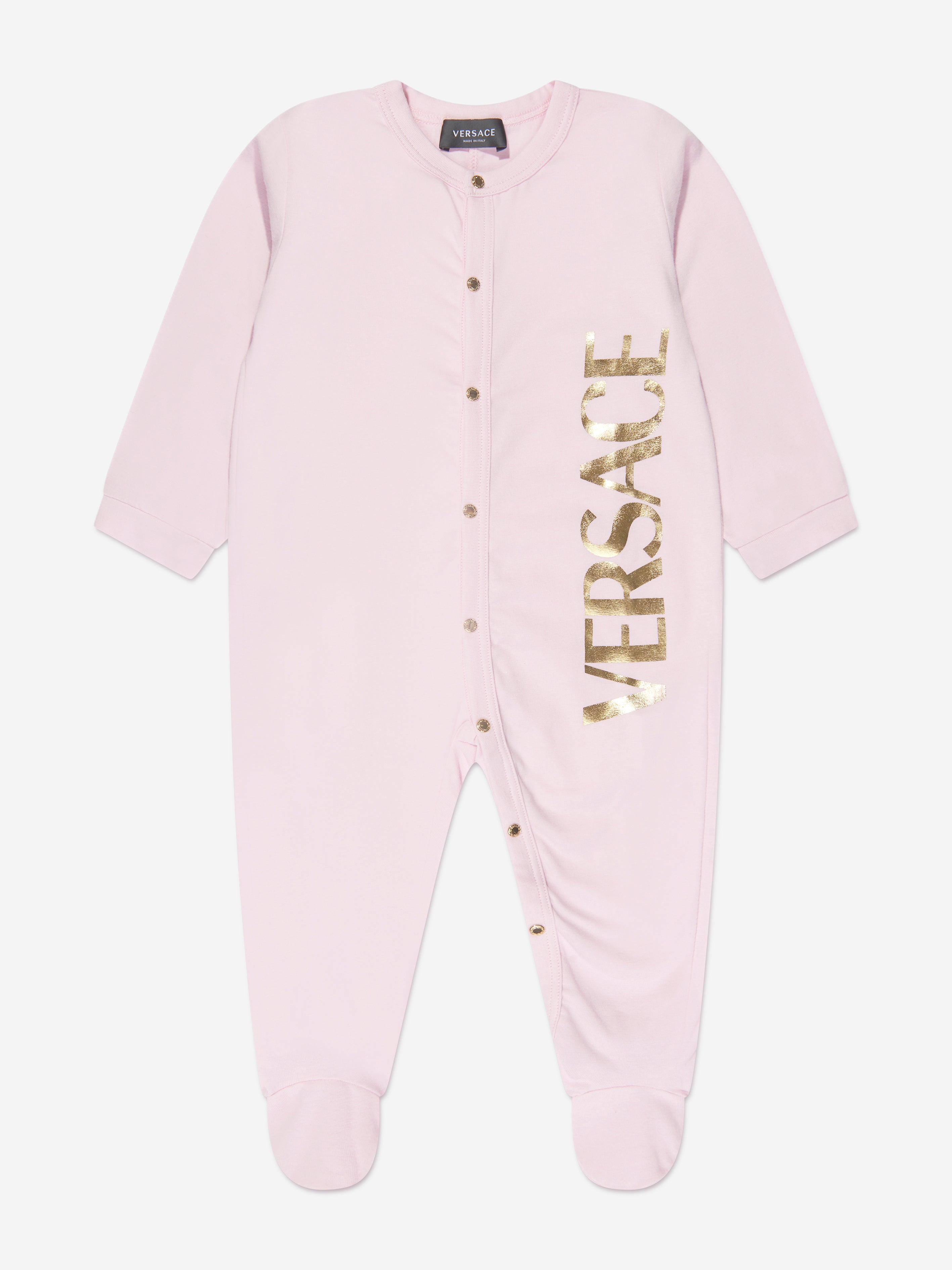 Versace Baby Girls Babygrow Gift Set in Pink