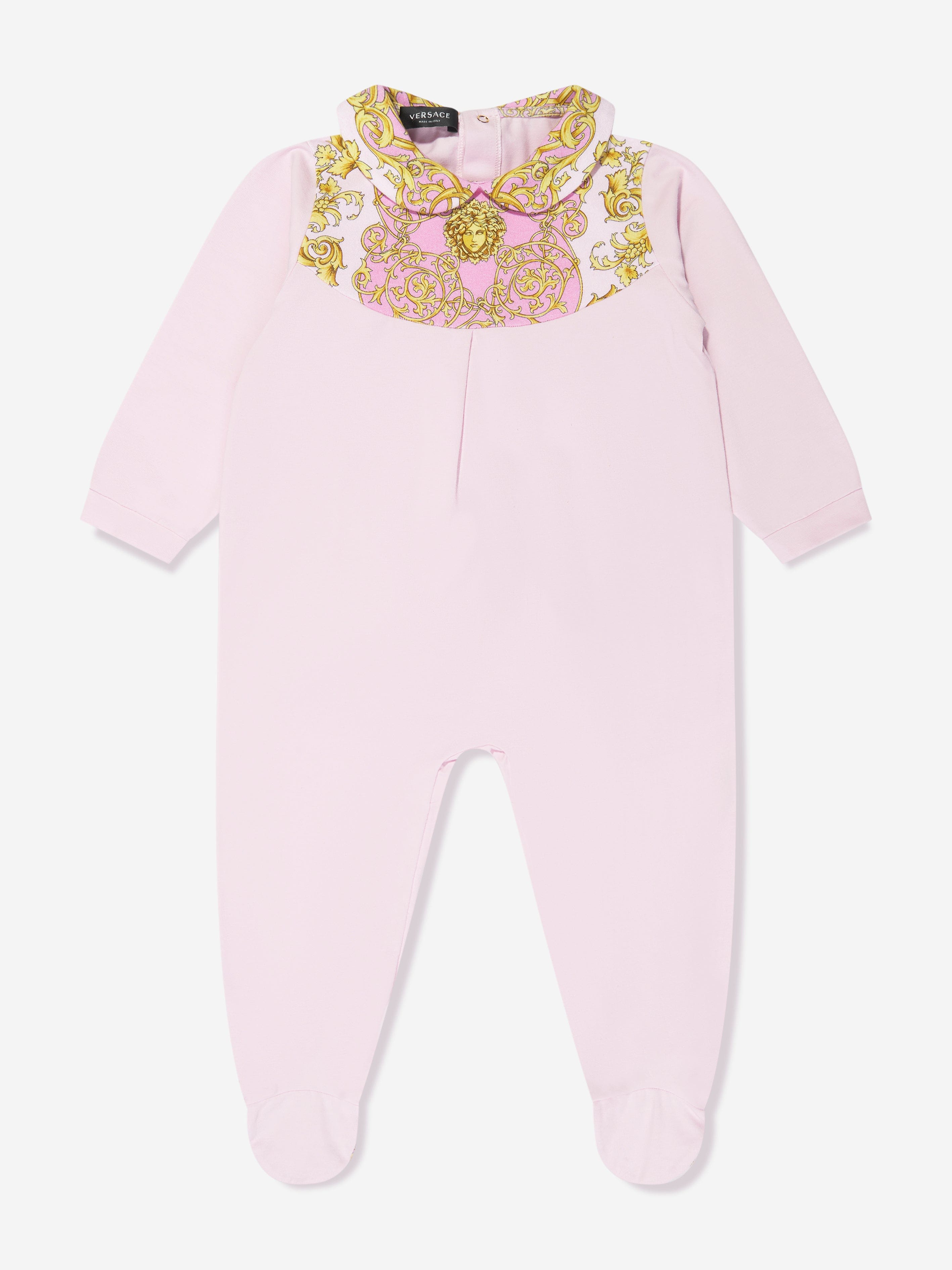 Versace Baby Girls Babygrow Gift Set in Pink