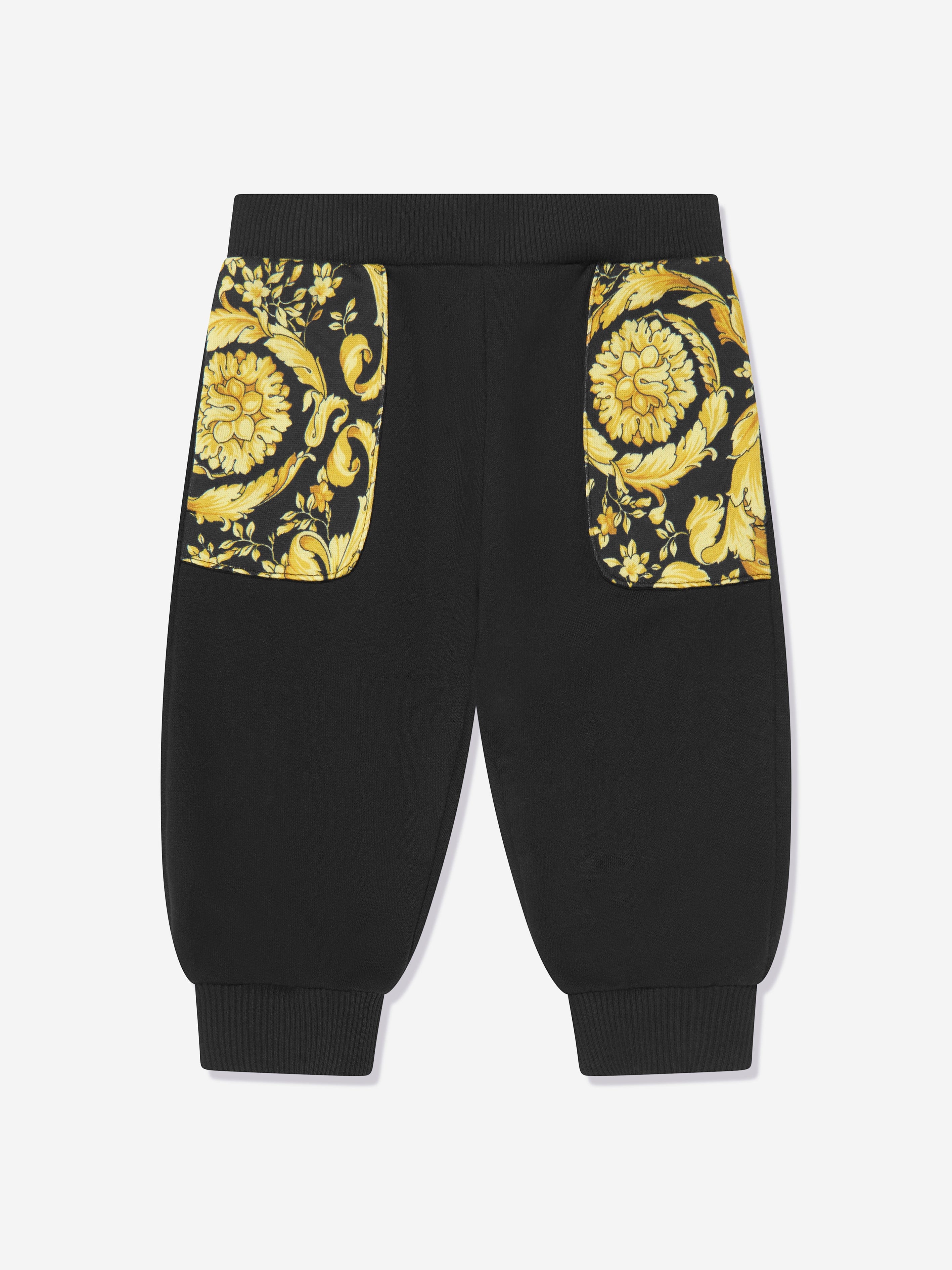 Versace Baby Barocco Joggers in Black