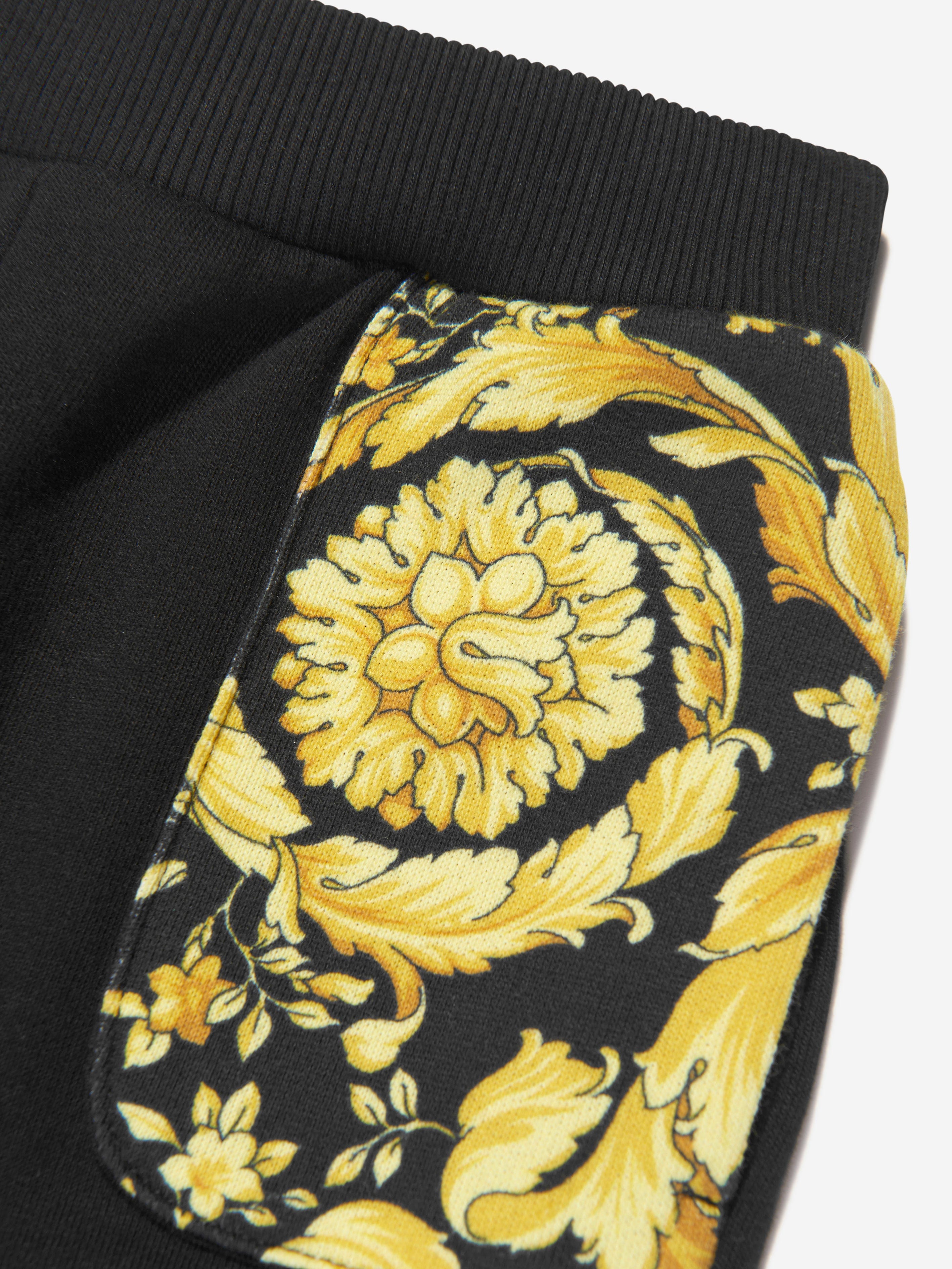 Versace Baby Barocco Joggers in Black