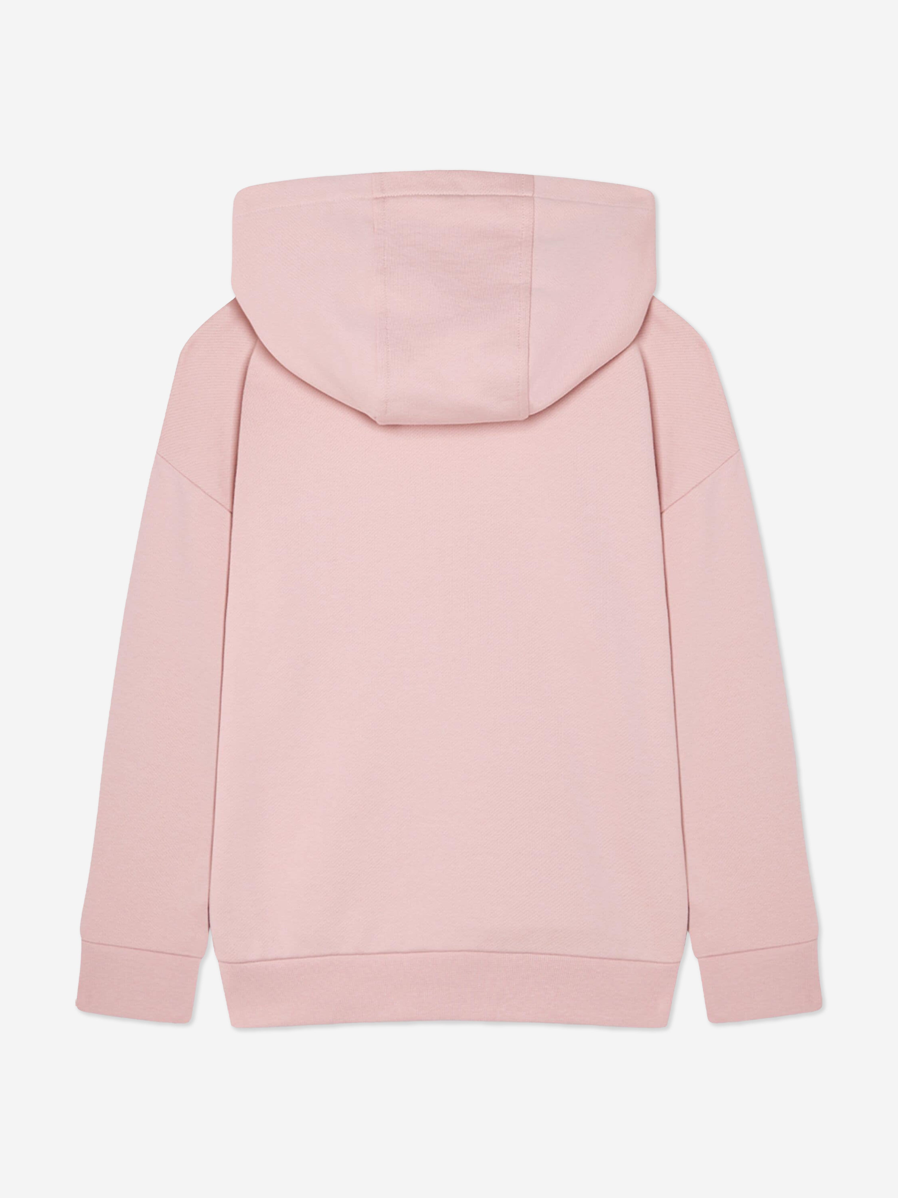 Versace Girls Diamante Medusa Logo Hoodie in Pink