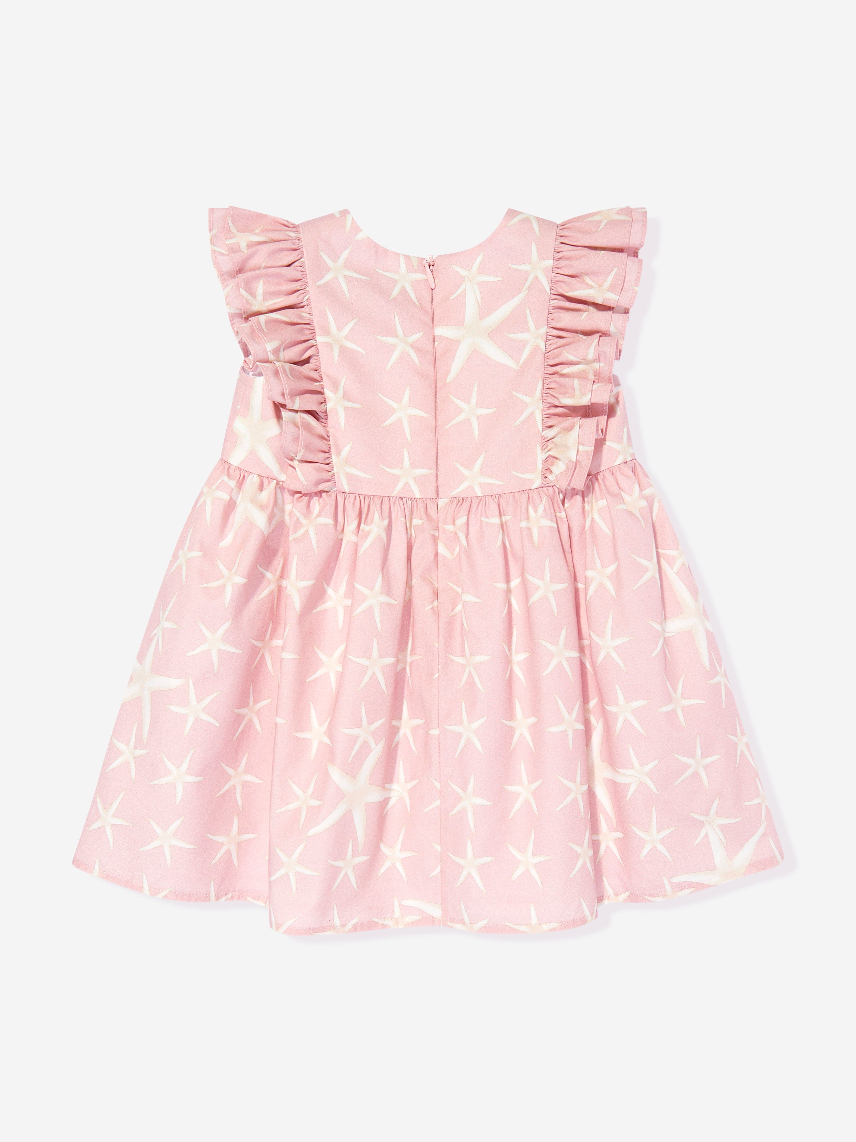 Versace Baby Girls Starfish Marina Dress in Pink