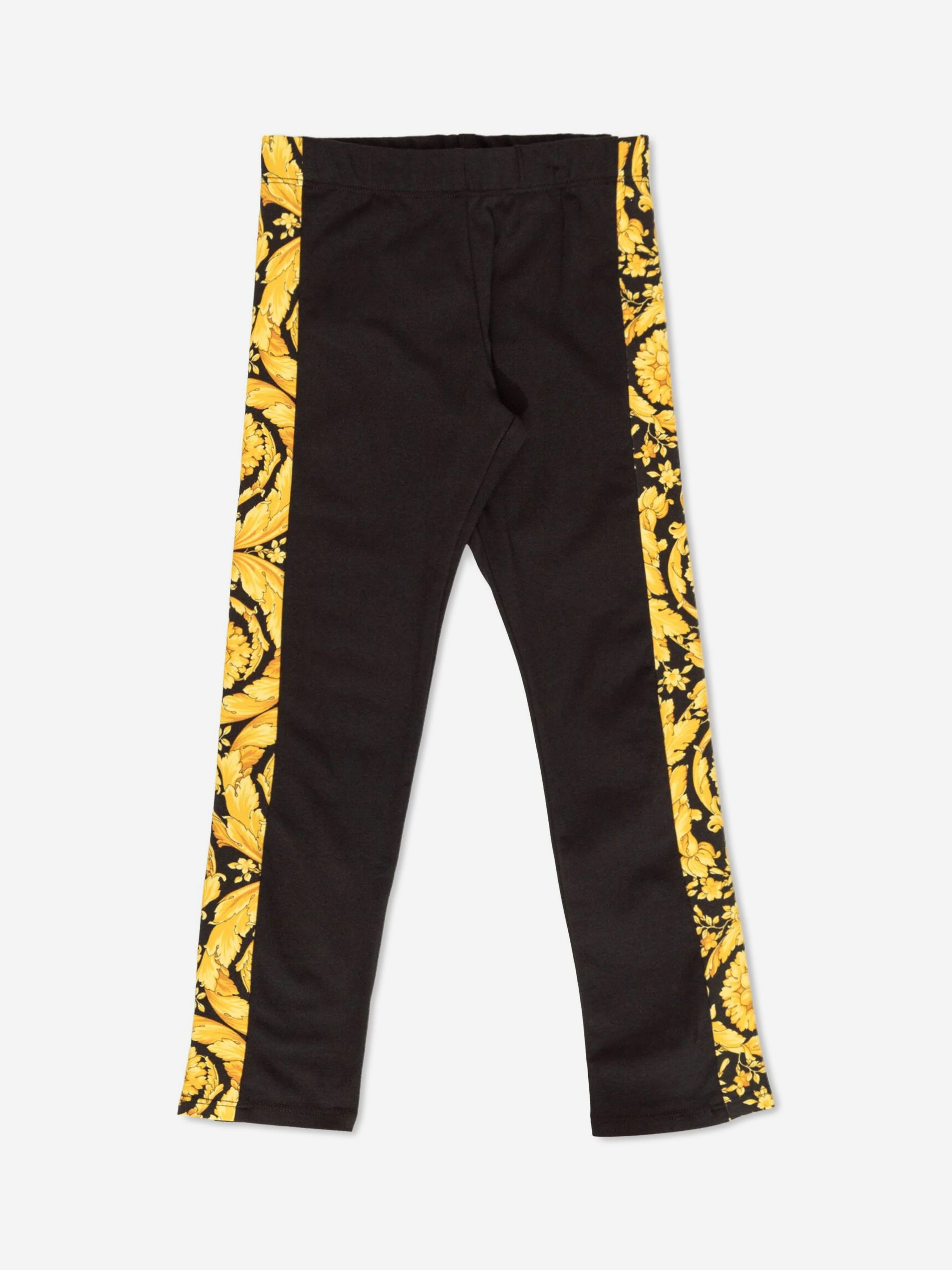 Versace Girls Logo Leggings in Black