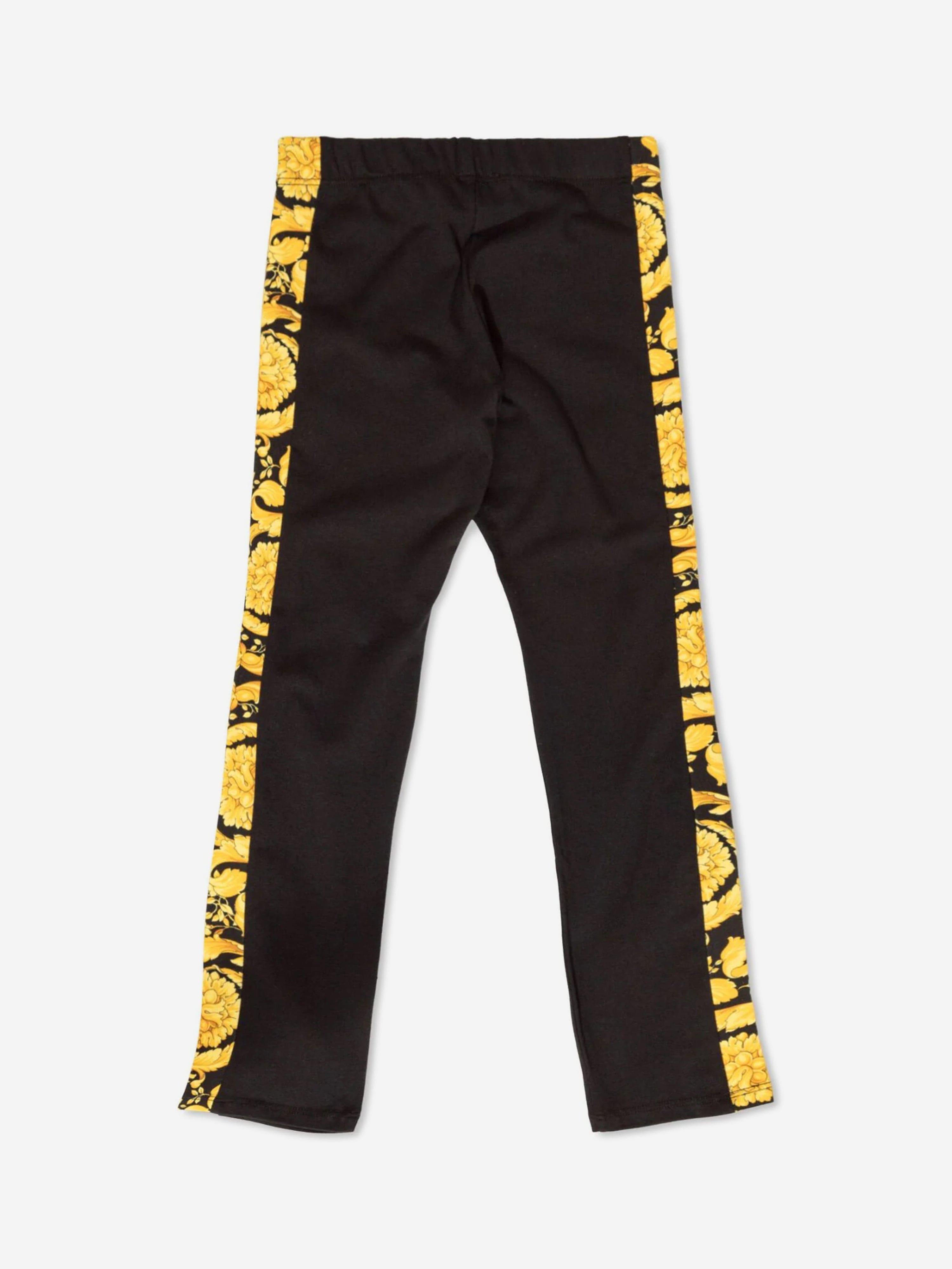 Versace Girls Logo Leggings in Black