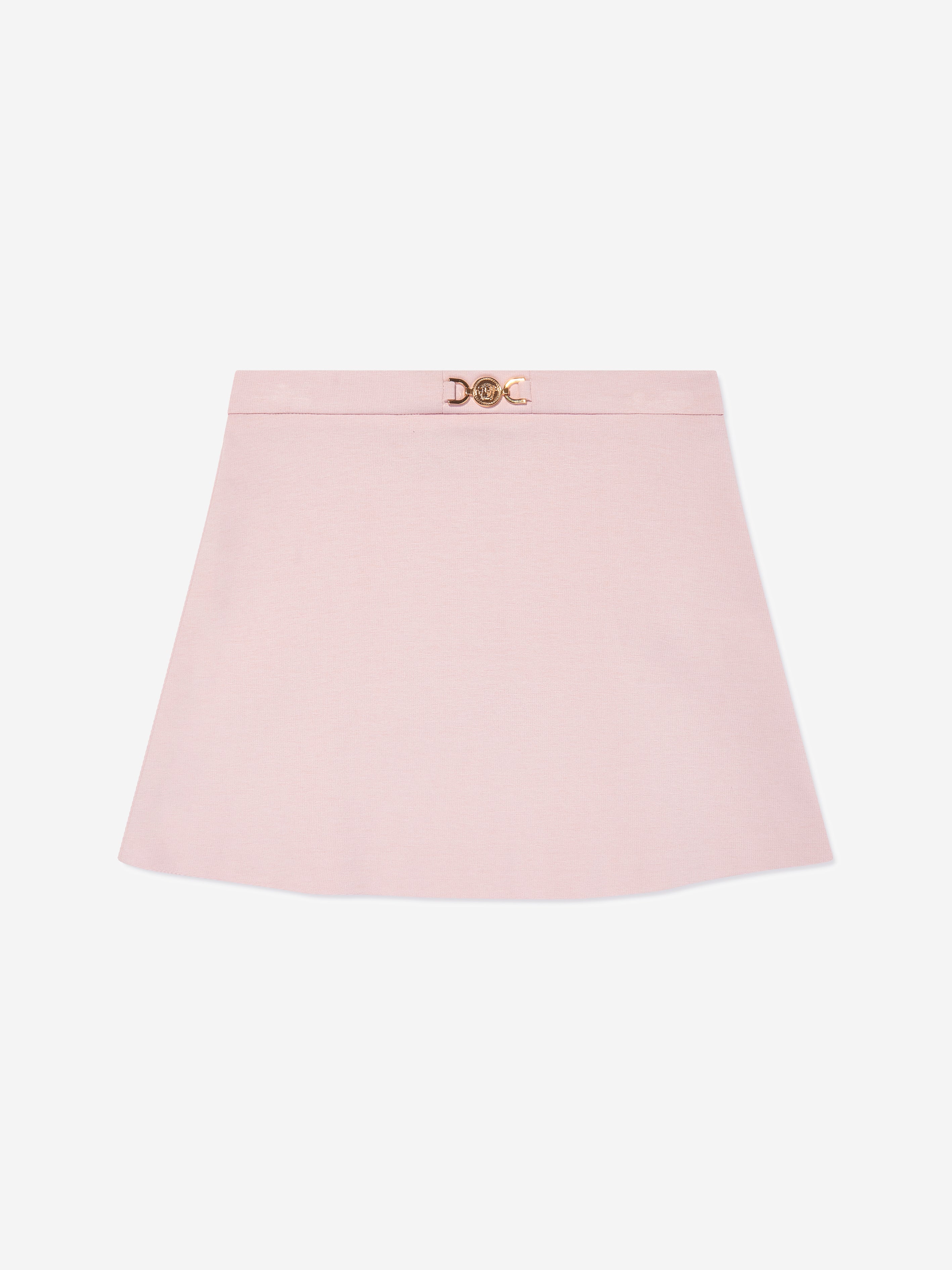 Versace Girls Punto Milano Skirt in Pink