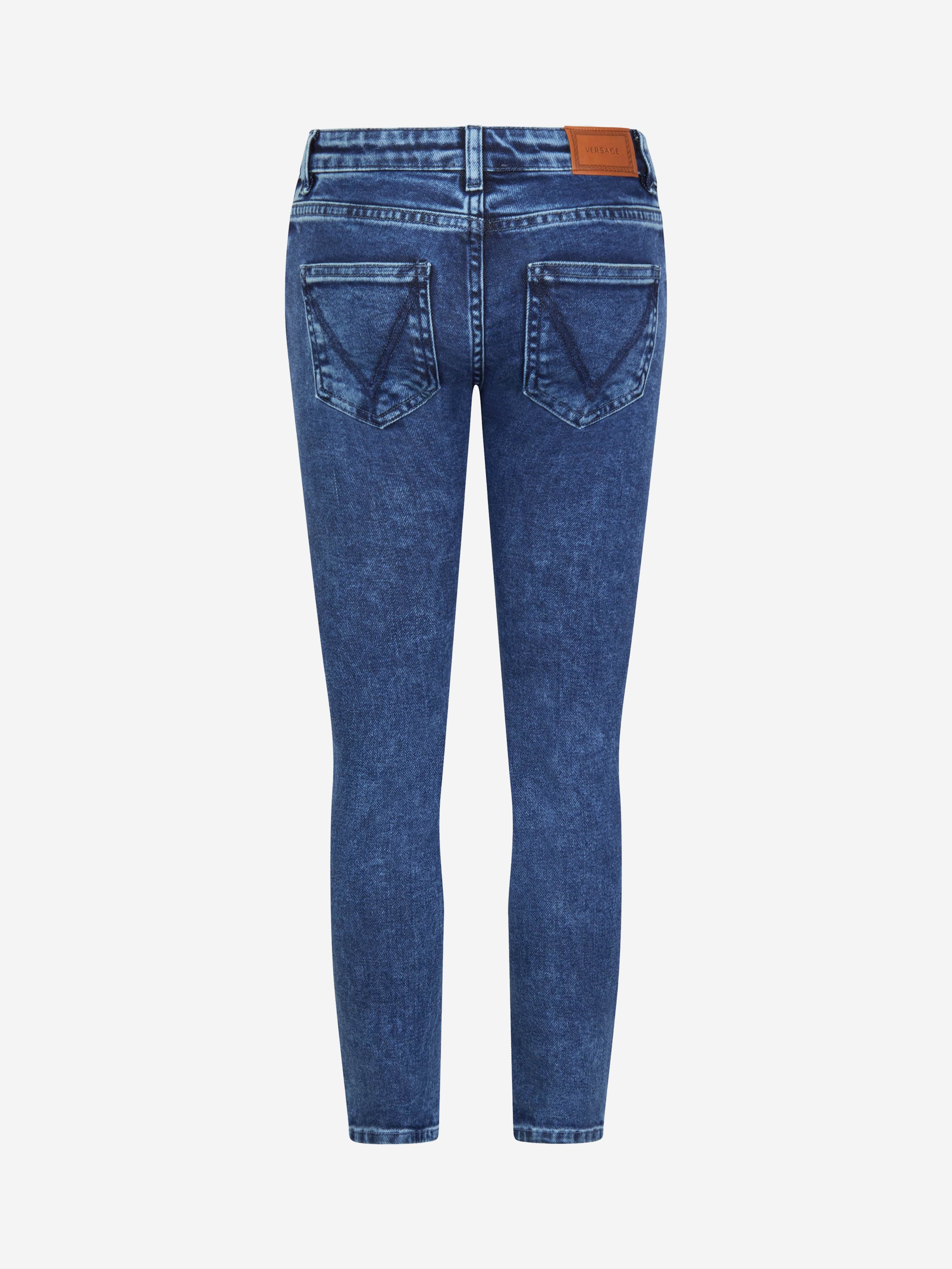 Versace Girls Logo Jeans