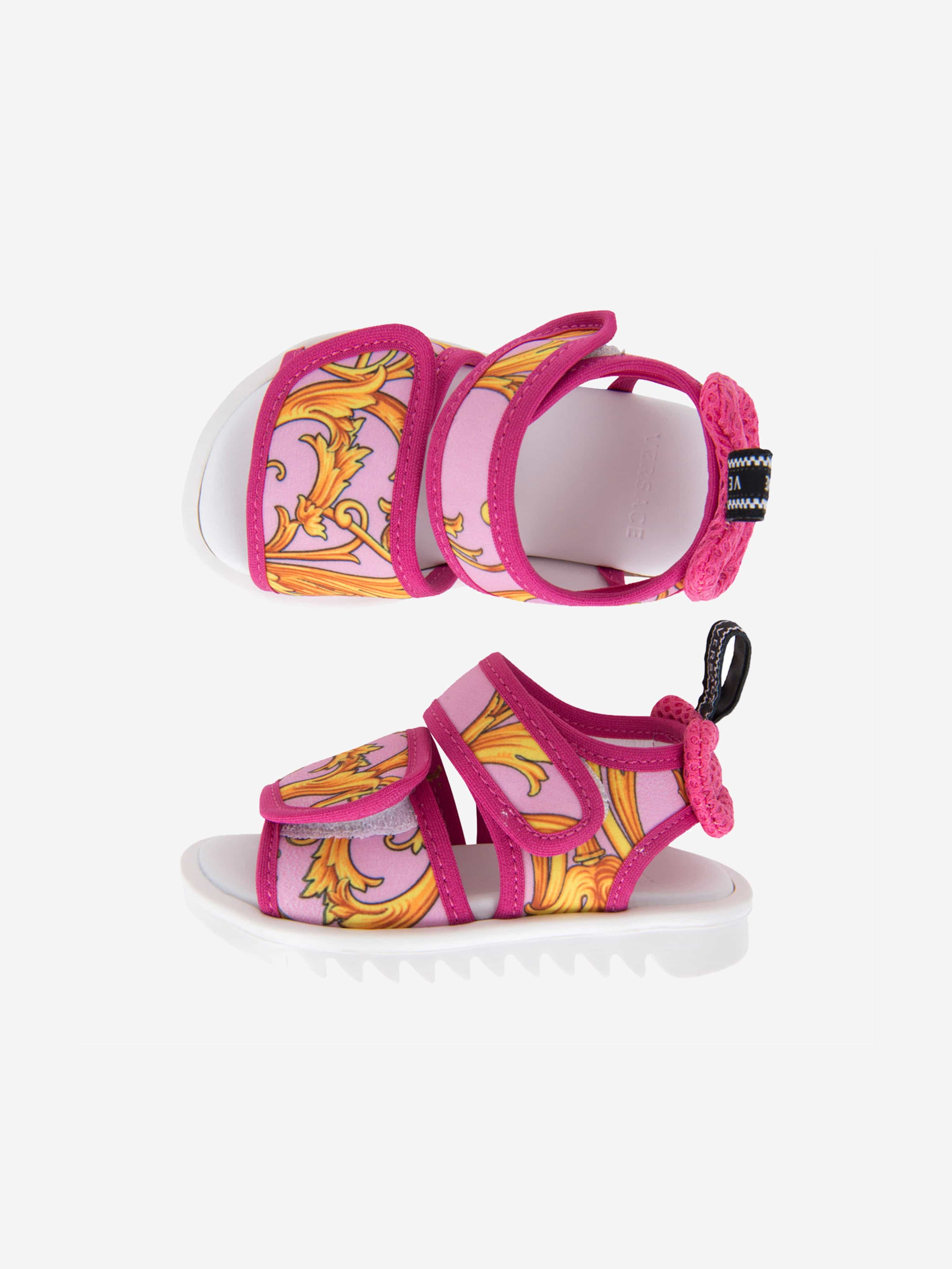 Versace Girls Neoprene Baroque Sandals