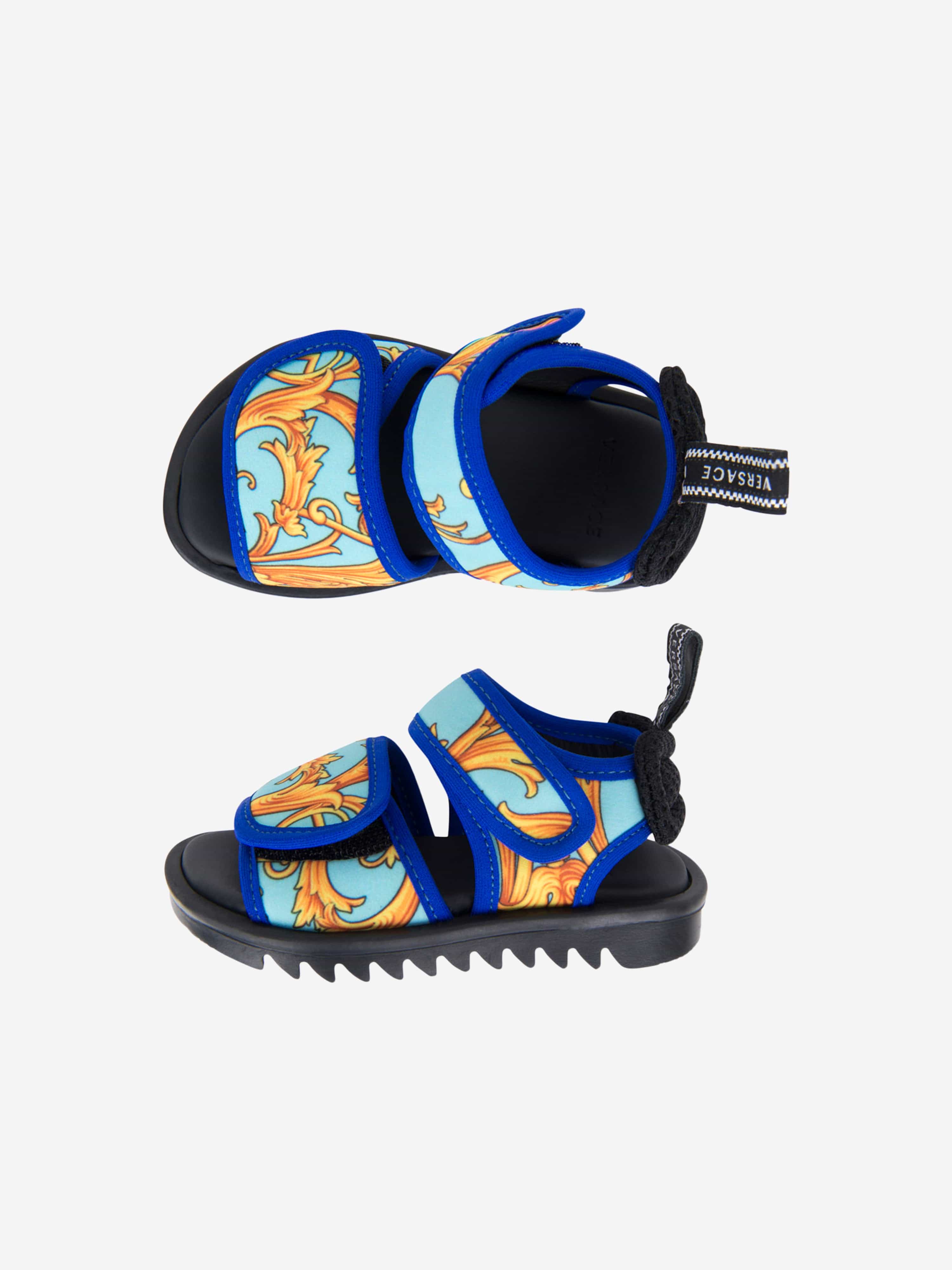 Versace Boys Neoprene Baroque Sandals