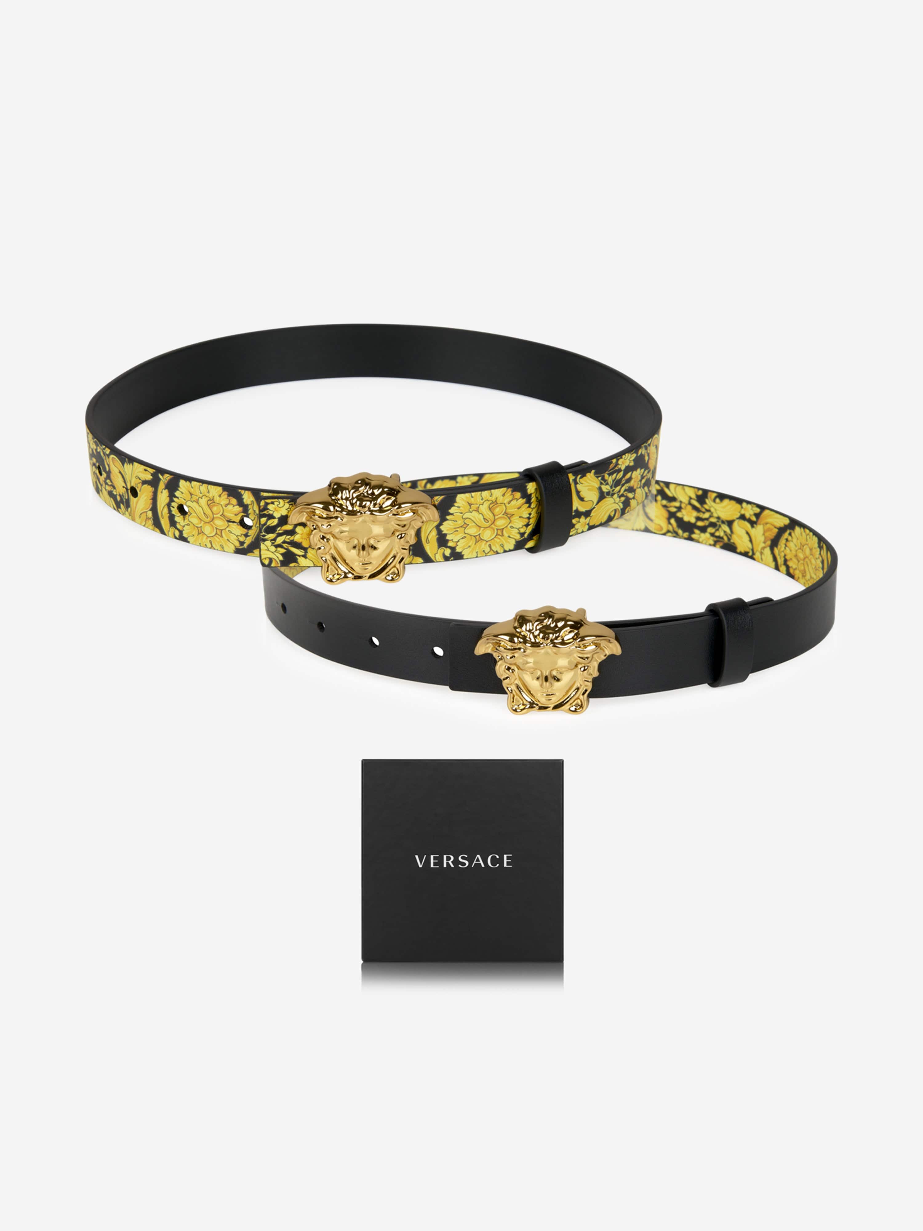 Versace Kids Barocco Reversible Belt