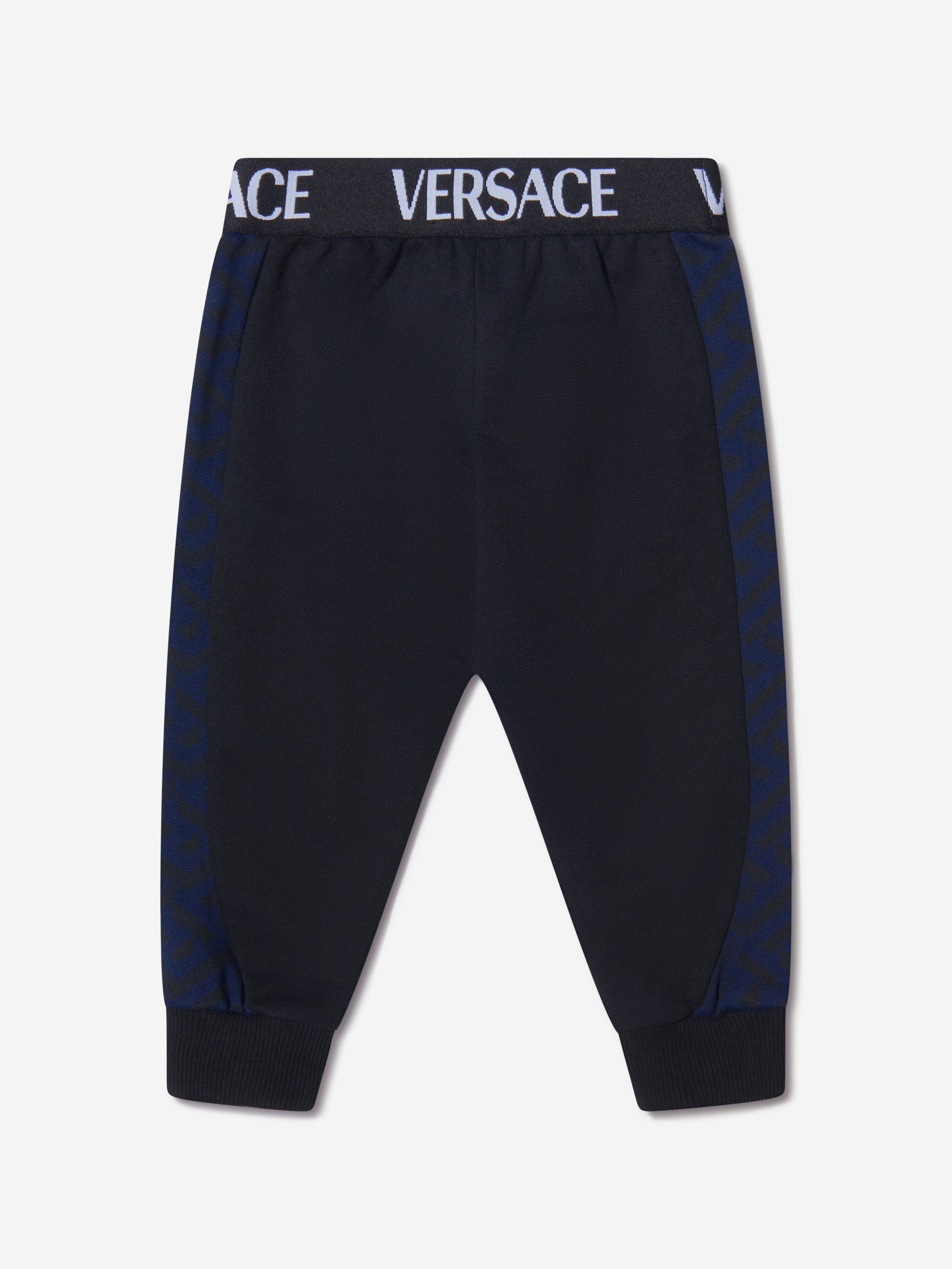 Versace Baby Boys Cotton La Greca Signature Print Joggers