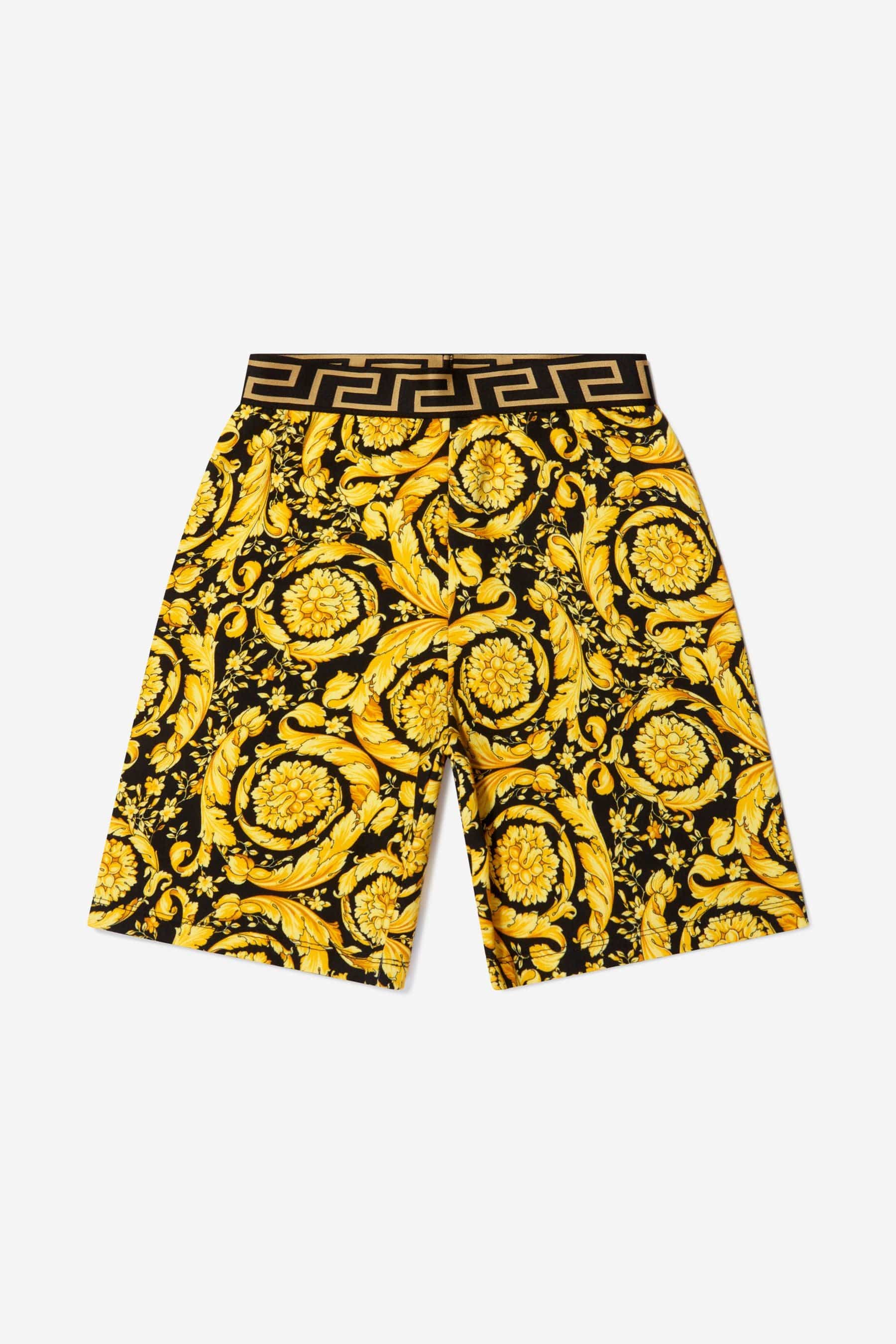 Versace Boys Barocco Print Sweat Shorts