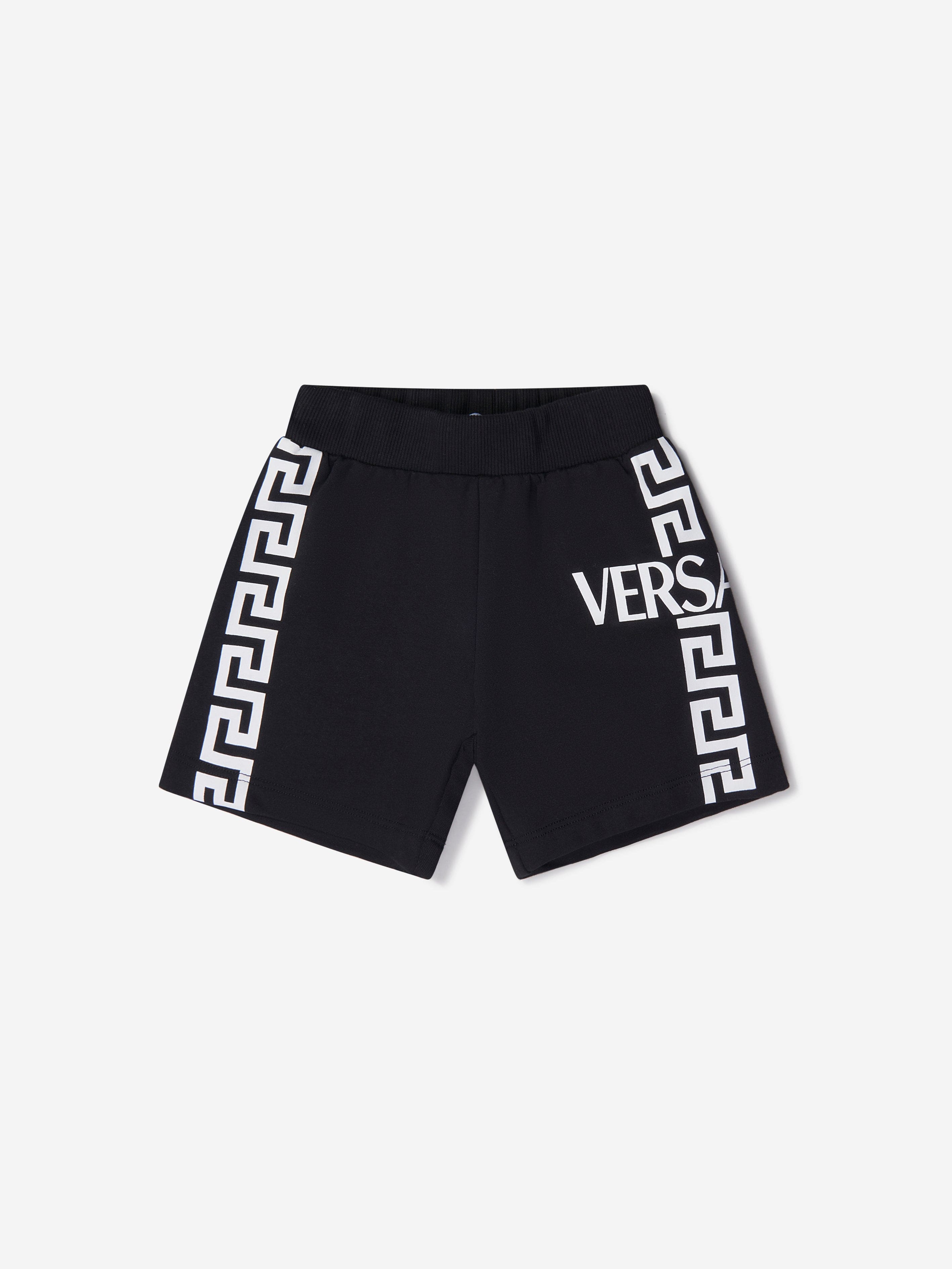 Versace Baby Boys Cotton Greca Logo Sweat Shorts